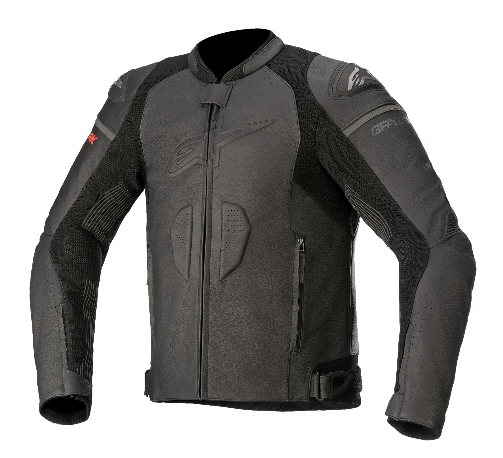 GP Plus R V3 Rideknit Leather Jacket Alpinestars