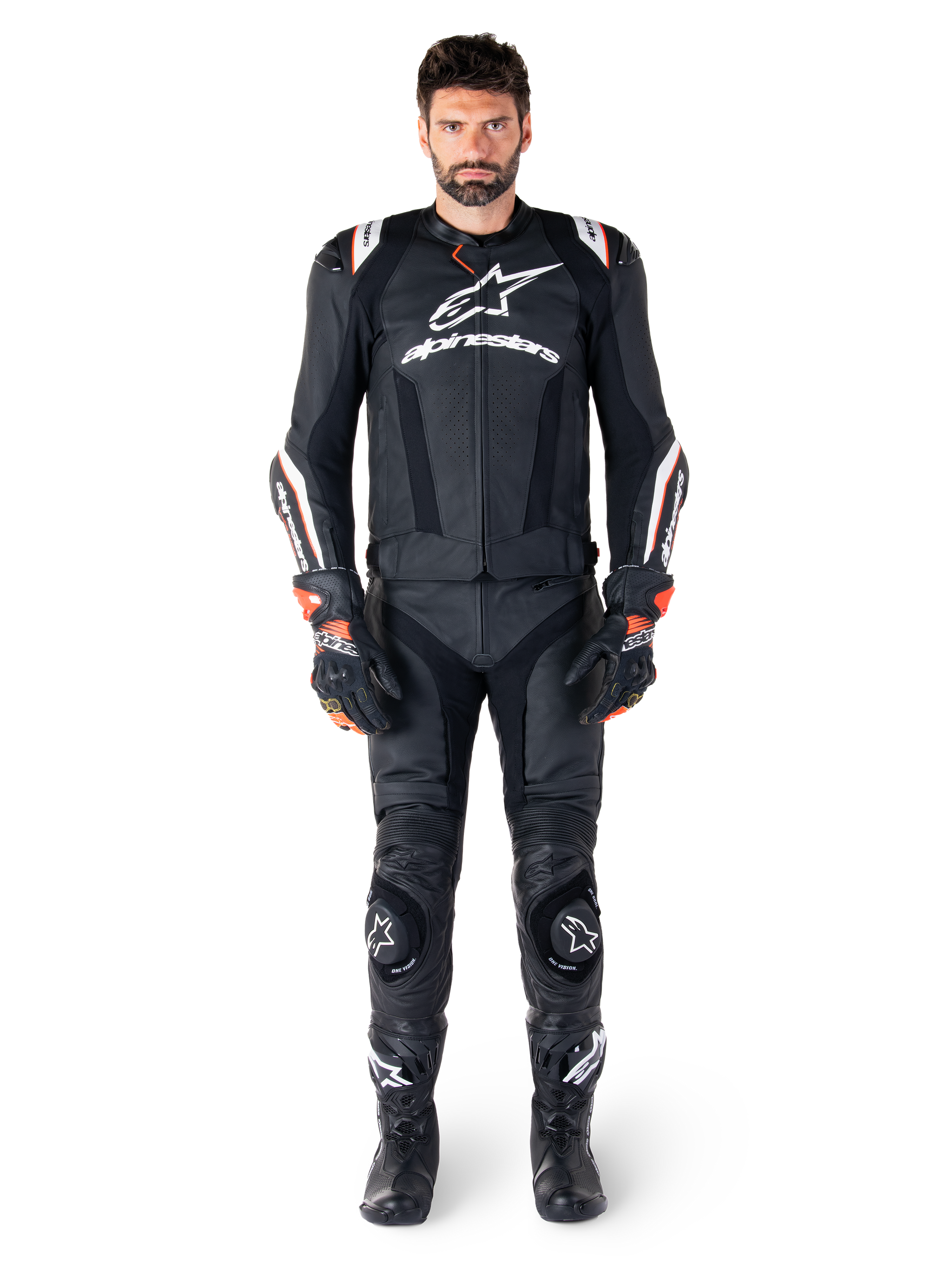 Missile V3 Ignition Leather Jacket | Alpinestars®