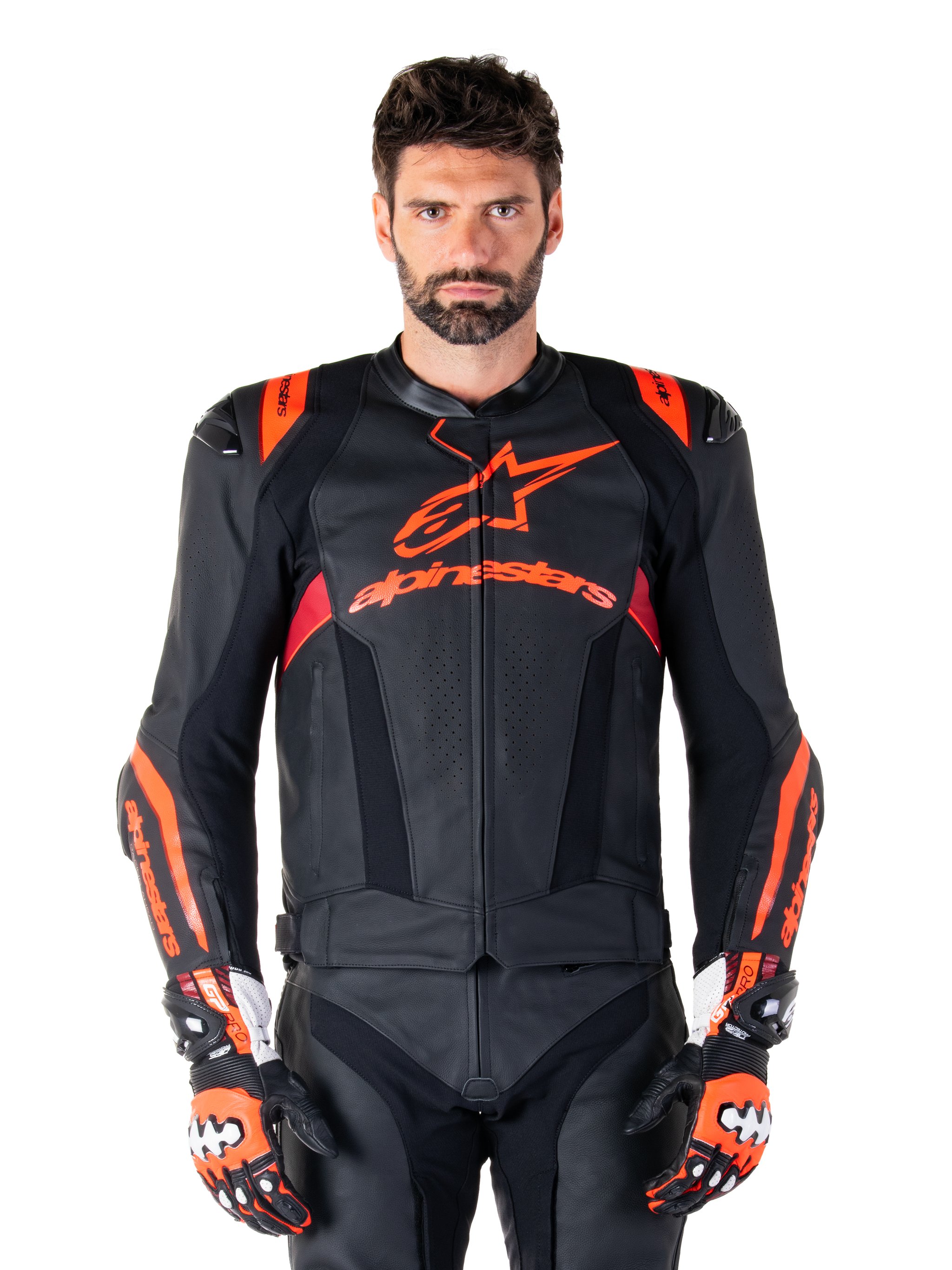 Missile V3 Ignition Leather - Motorcycle Jacket | Alpinestars®