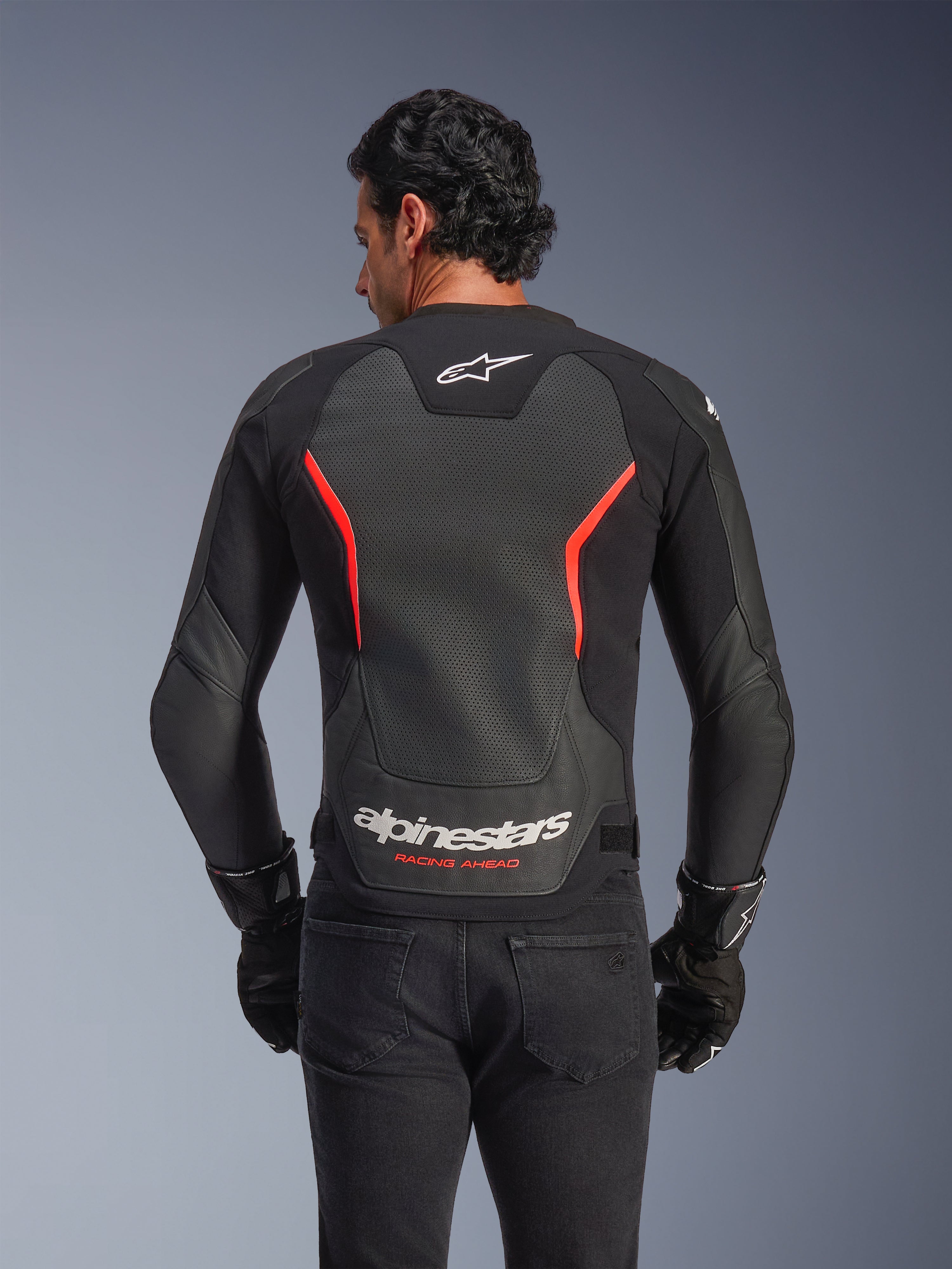 GP Force V2 Air Leather - Motorcycle Jacket | Alpinestars®