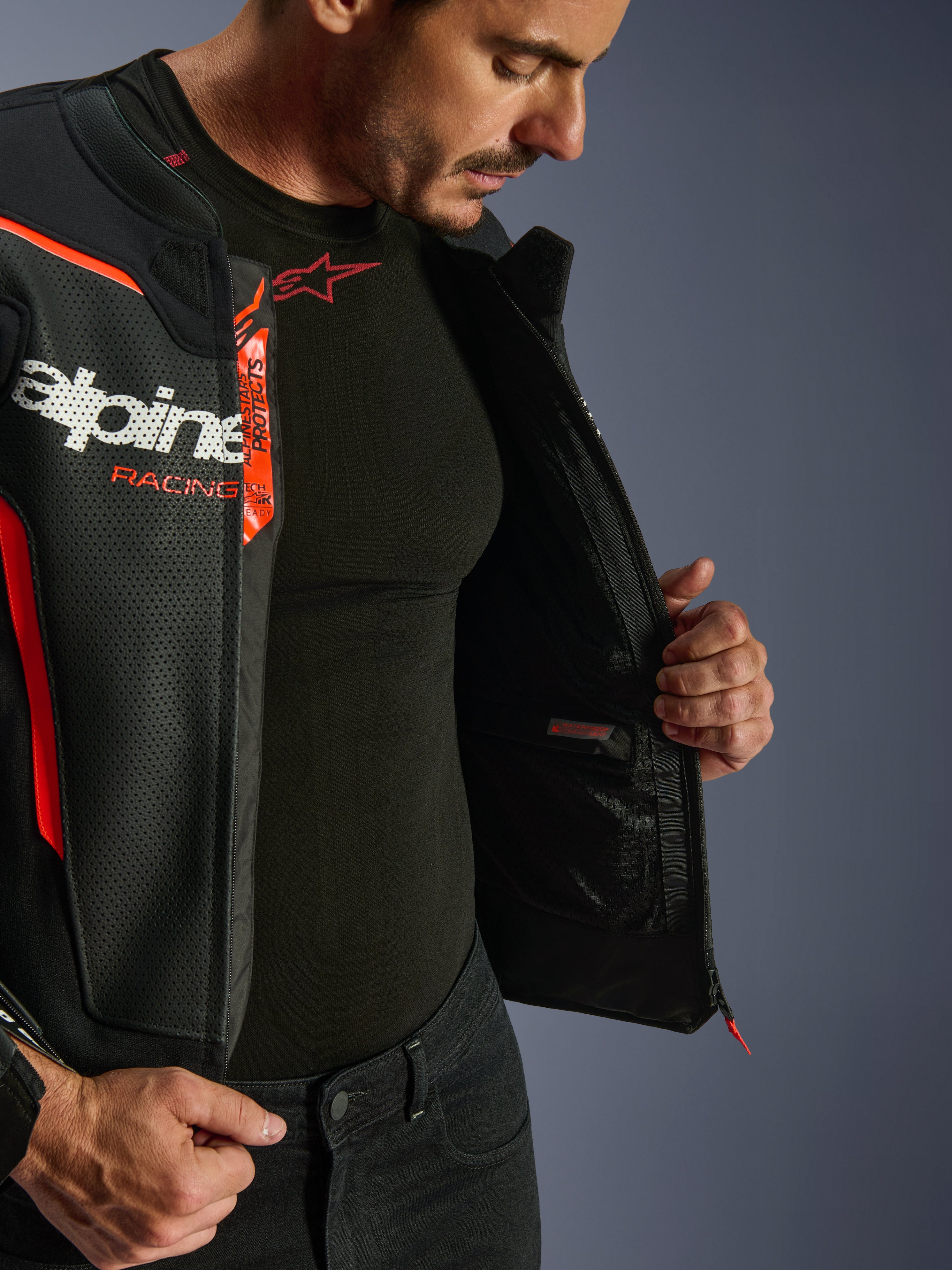 GP Force V2 Air Leather - Motorcycle Jacket | Alpinestars®