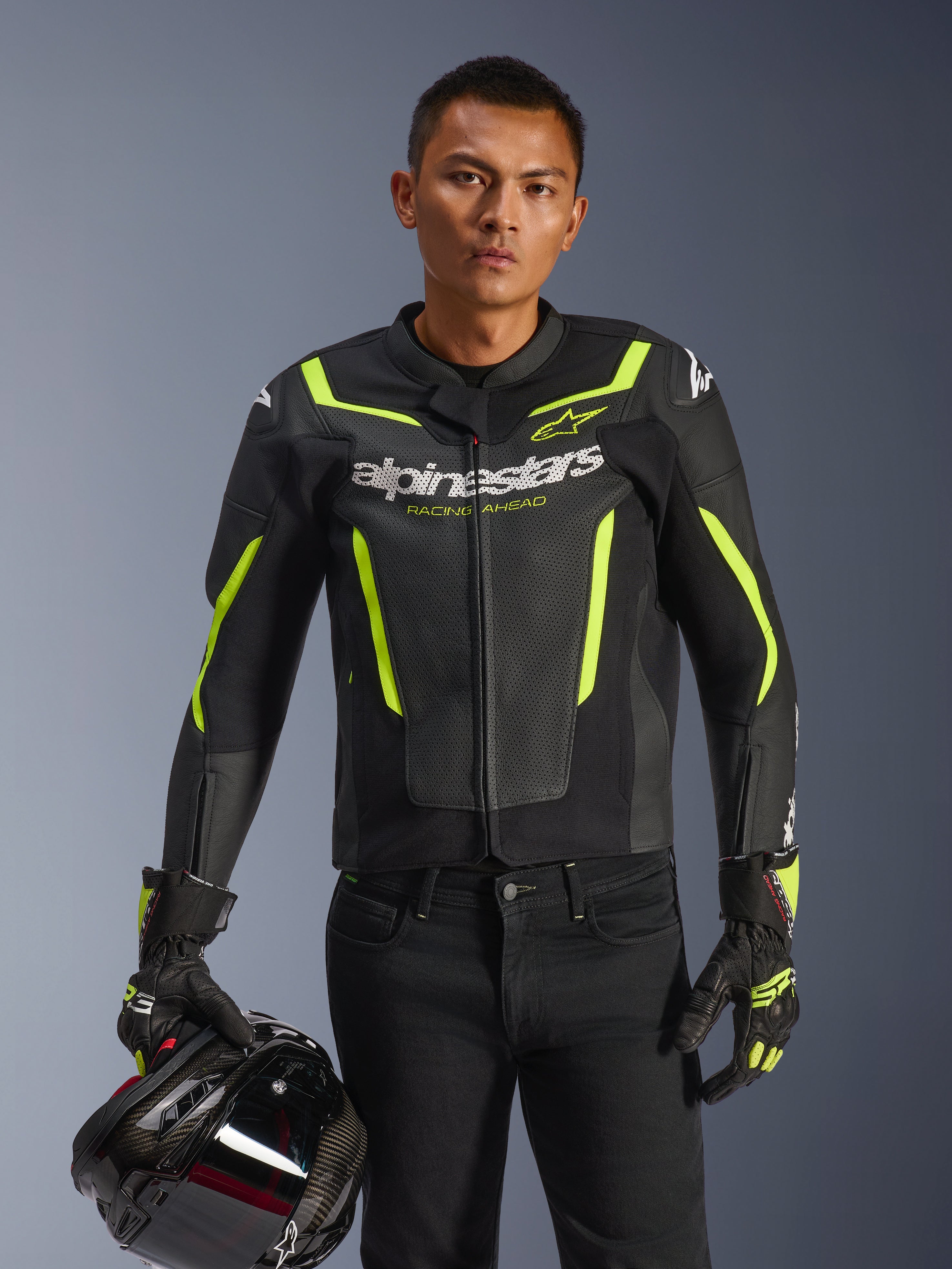 GP Force V2 Air Leather - Motorcycle Jacket | Alpinestars®