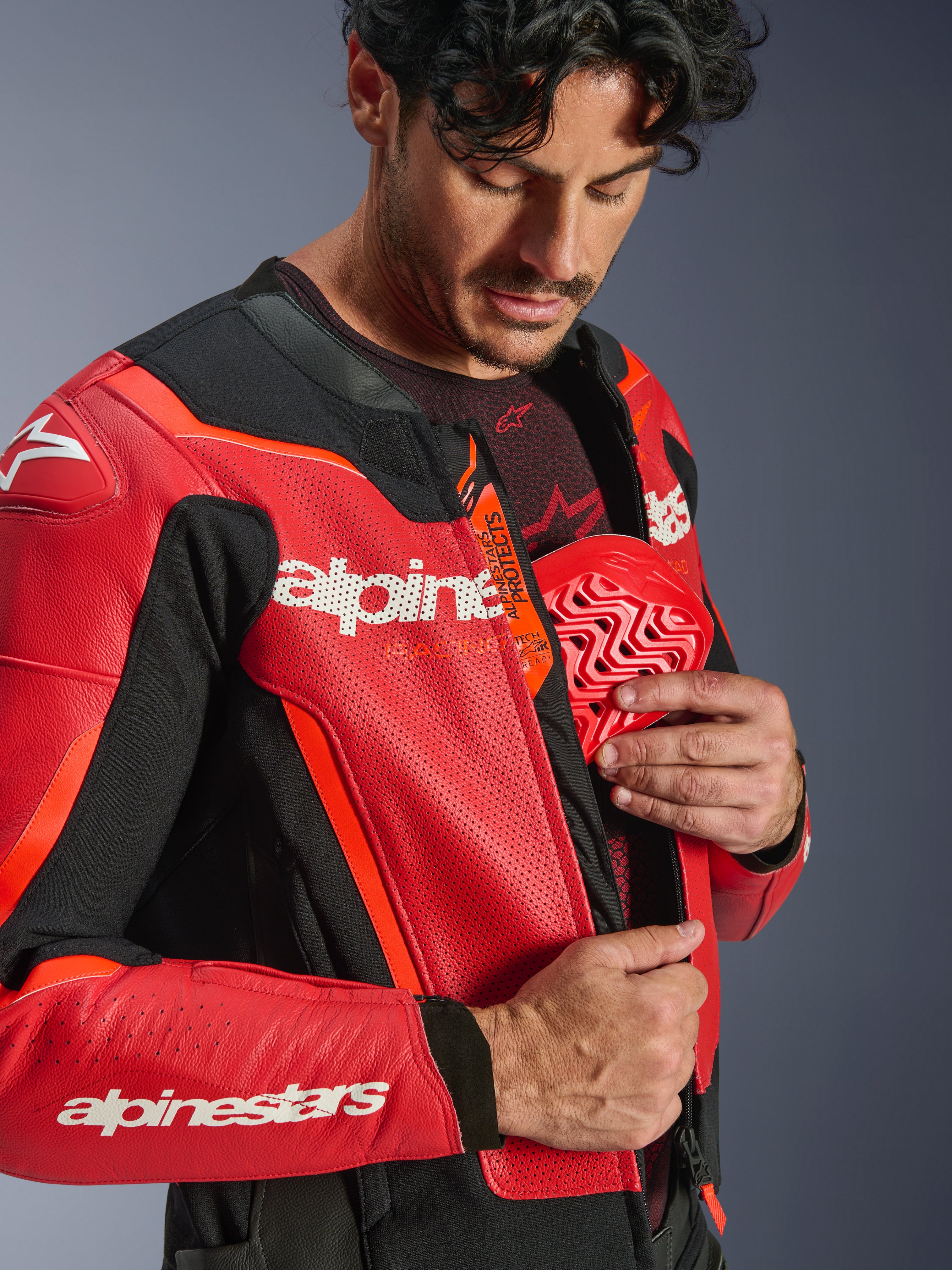 GP Force V2 Air Leather Jacket - Red RACING/SPORT Jackets GP Force V2 Air Leather Jacket - Red RACING/SPORT Jackets