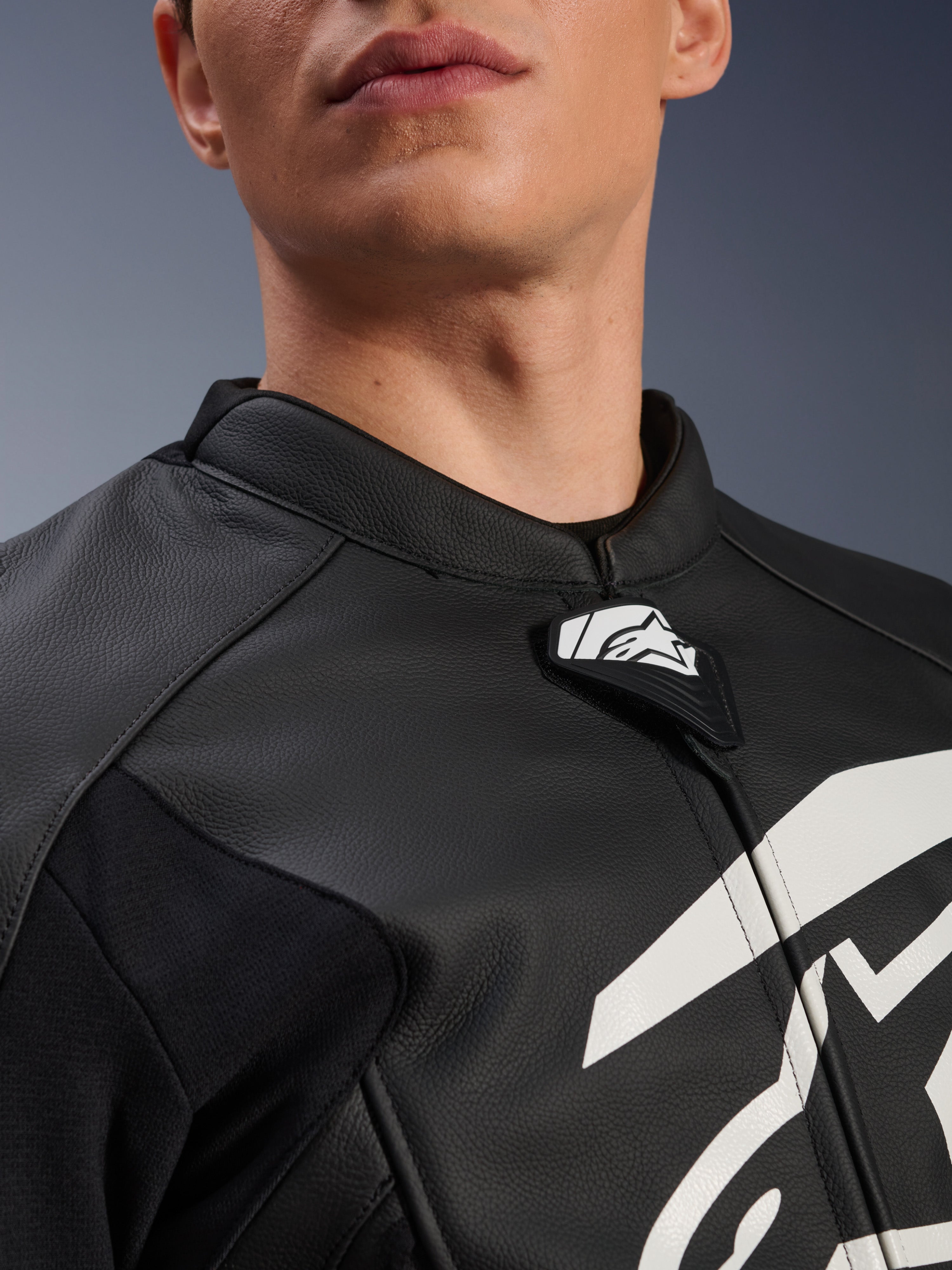 GP Plus V4 Leather Jacket - BLACK RACING/SPORT Jackets