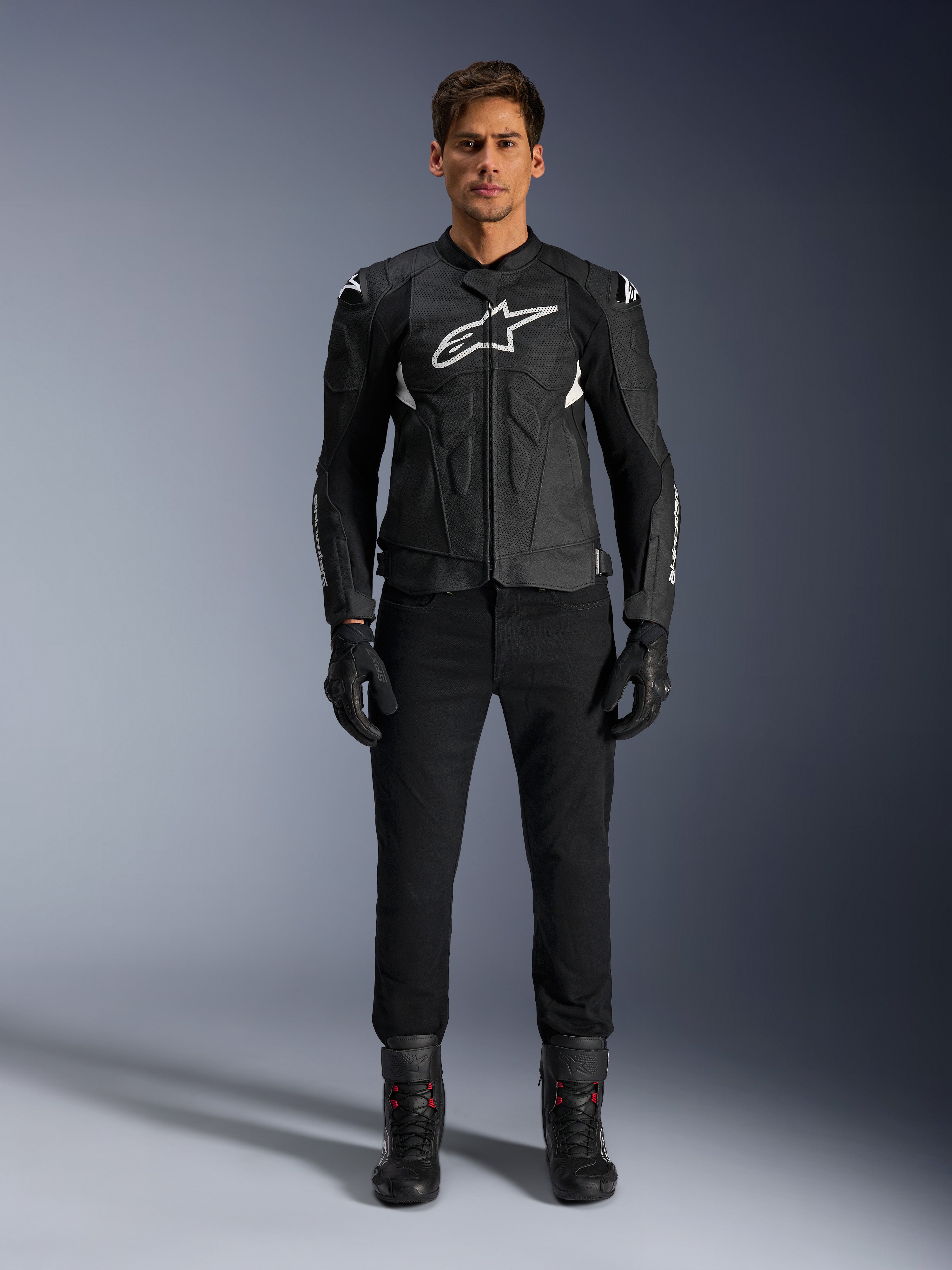 Dusk Airflow Leather - Motorcycle Jacket | Alpinestars®