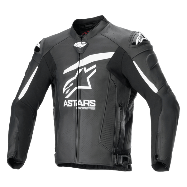 GP Plus R V4 Airflow Leather Jacket BLACK RACING/SPORT Jackets