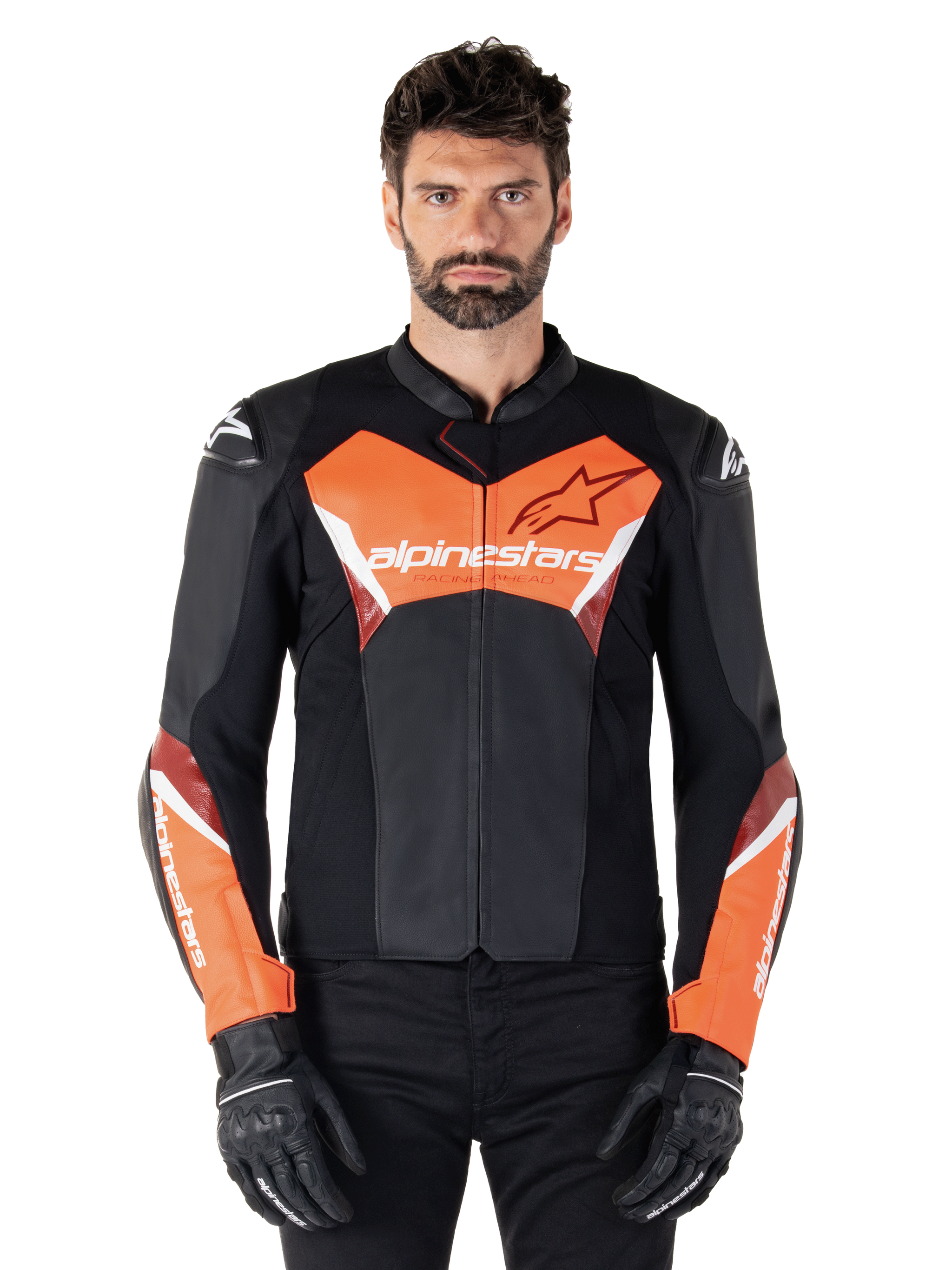 Faster V3 Leather - Motorcycle Jacket | Alpinestars® Faster V3 Leather - Motorcycle Jacket | Alpinestars®