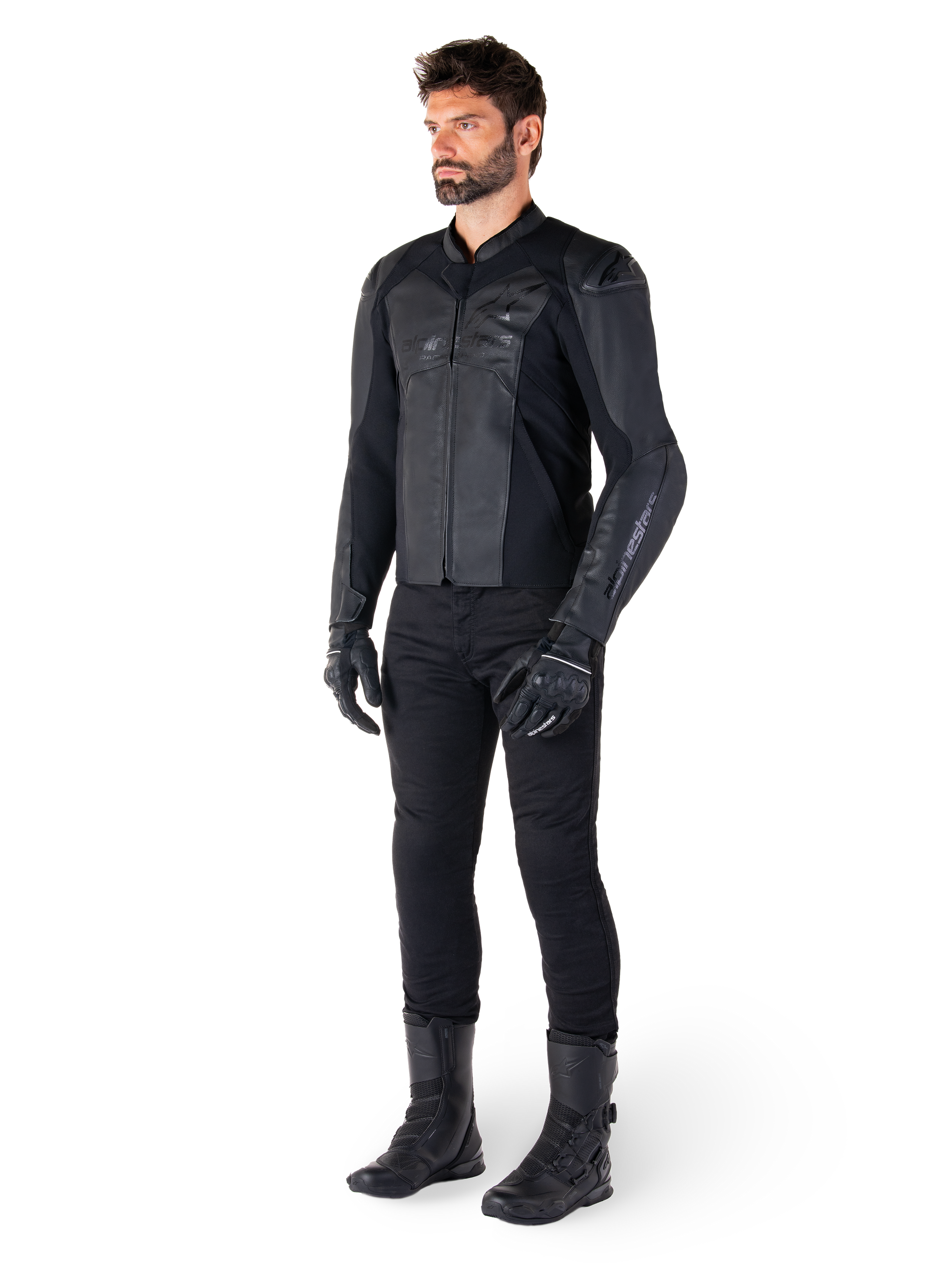 Faster V3 Leather - Motorcycle Jacket | Alpinestars® Faster V3 Leather - Motorcycle Jacket | Alpinestars®