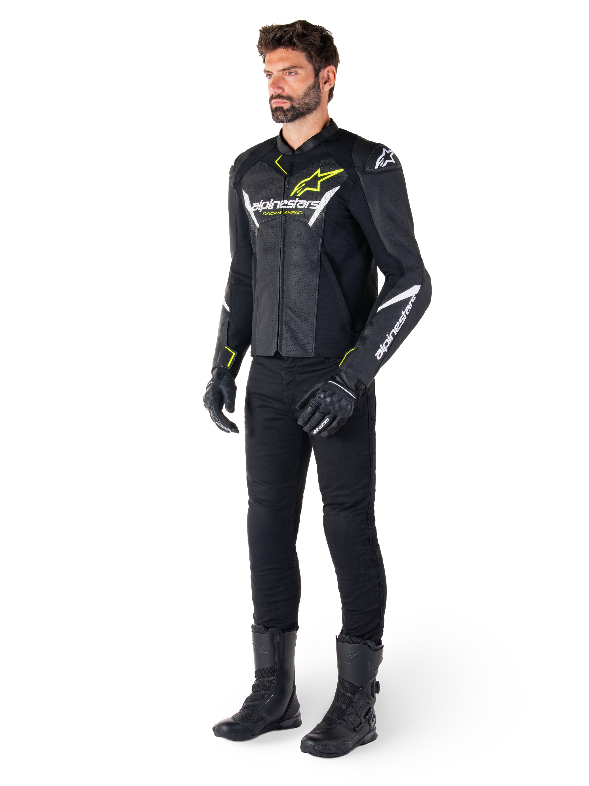 バイクウェア・装備 Alpinestars FASTER-3 Faster V3 Airflow Leather - Motorcycle Jacket | Alpinestars®