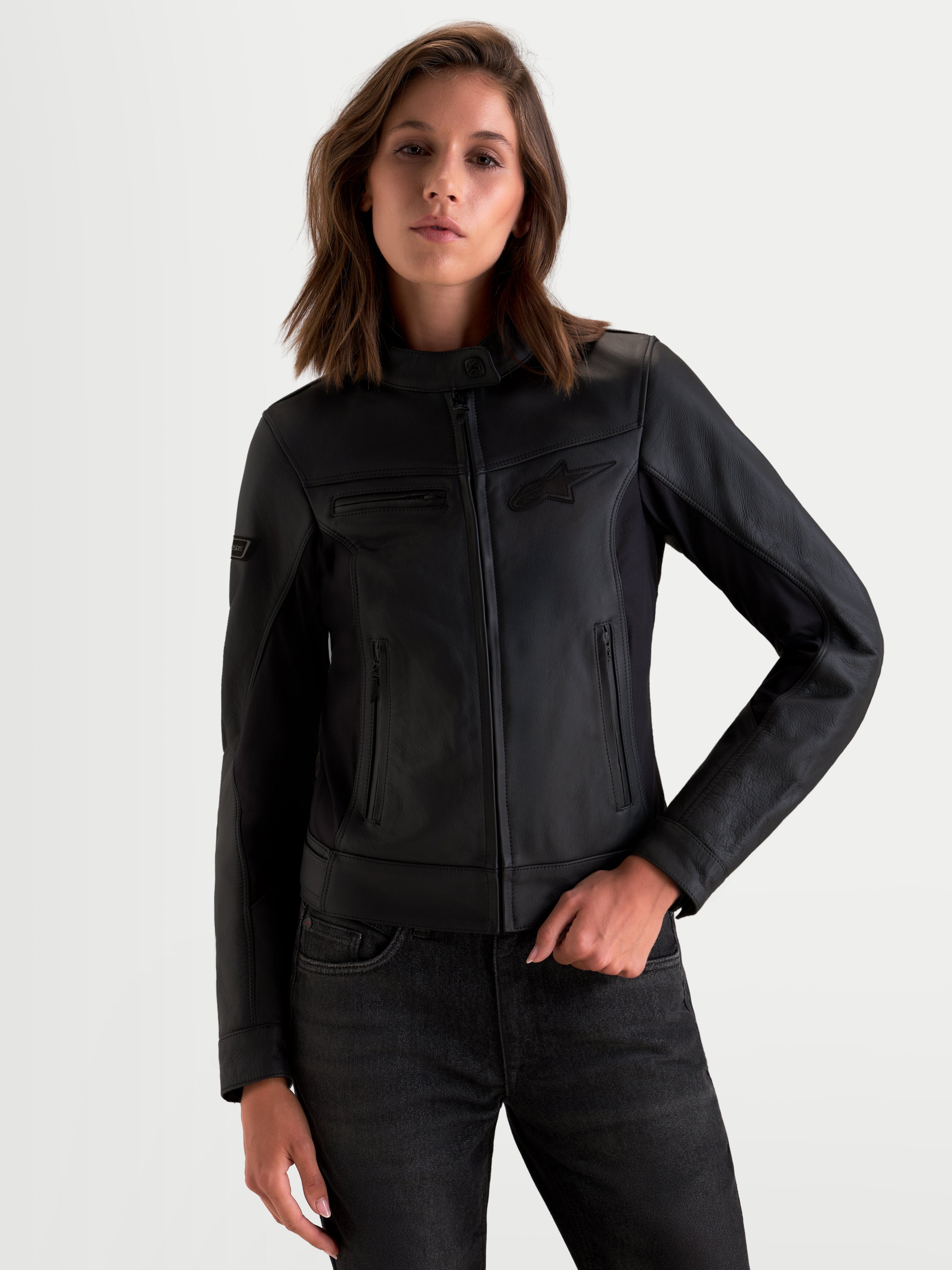 Stella Maver-X Leather Jacket | Alpinestars®