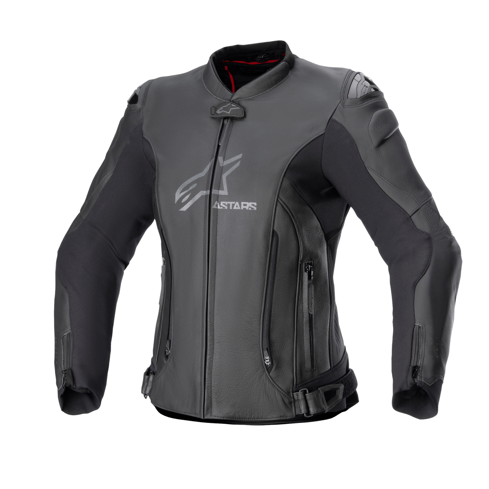 Women Stella GP Plus V4 Leather Jacket