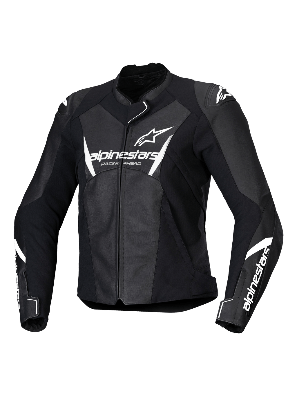 Alpinestars バイクジャケット 黒/白 レザー Alpinestars バイクジャケット 黒/白 レザー