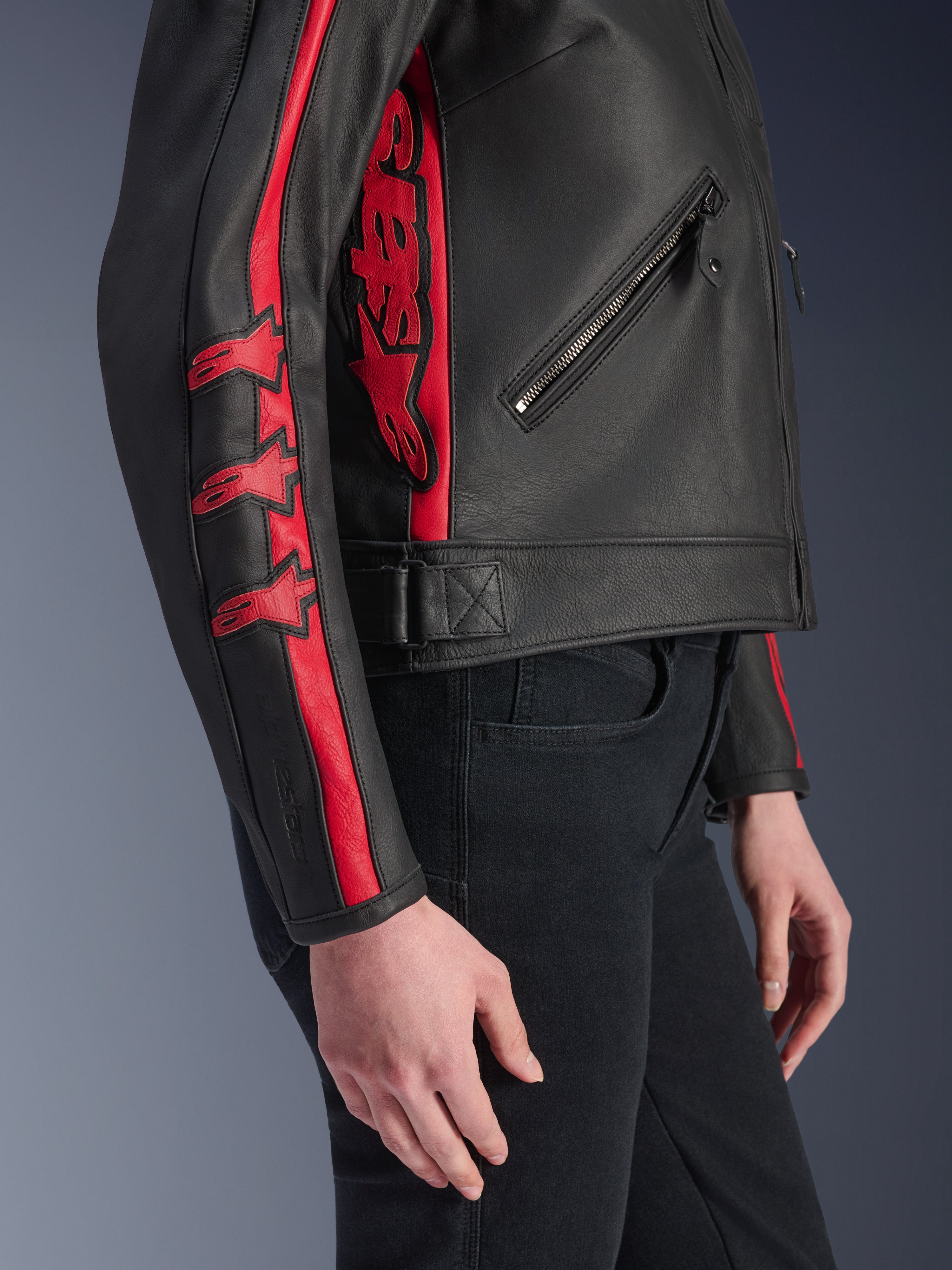 Stella Dyno Leather Jacket - Motorcycle Jacket | Alpinestars®