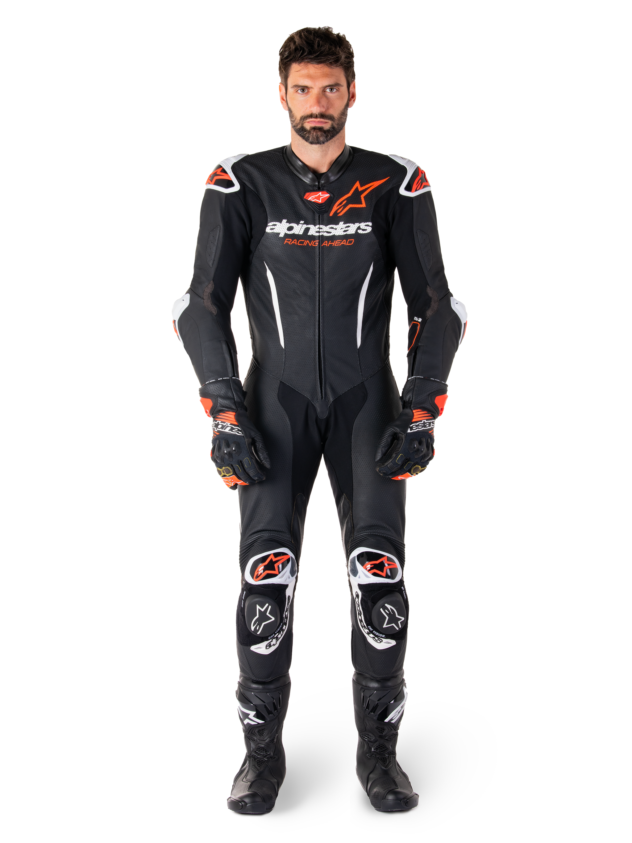 GP-R7 1PC Leather Suit - Motorcycle Suits | Alpinestars®