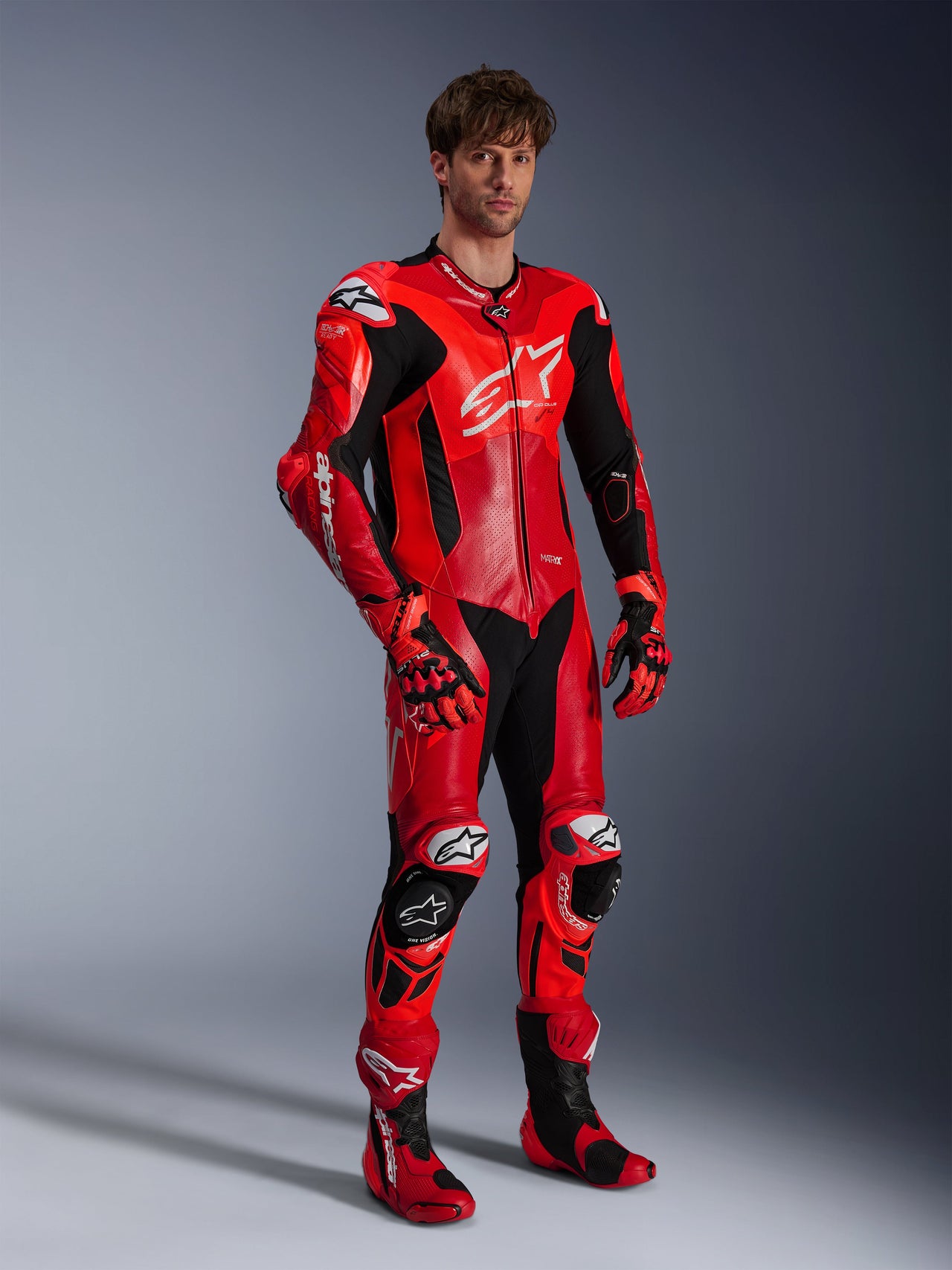 Gp Plus V4 Sprint 1Pc Leather Suit - Motorcycle Suits | Alpinestars®