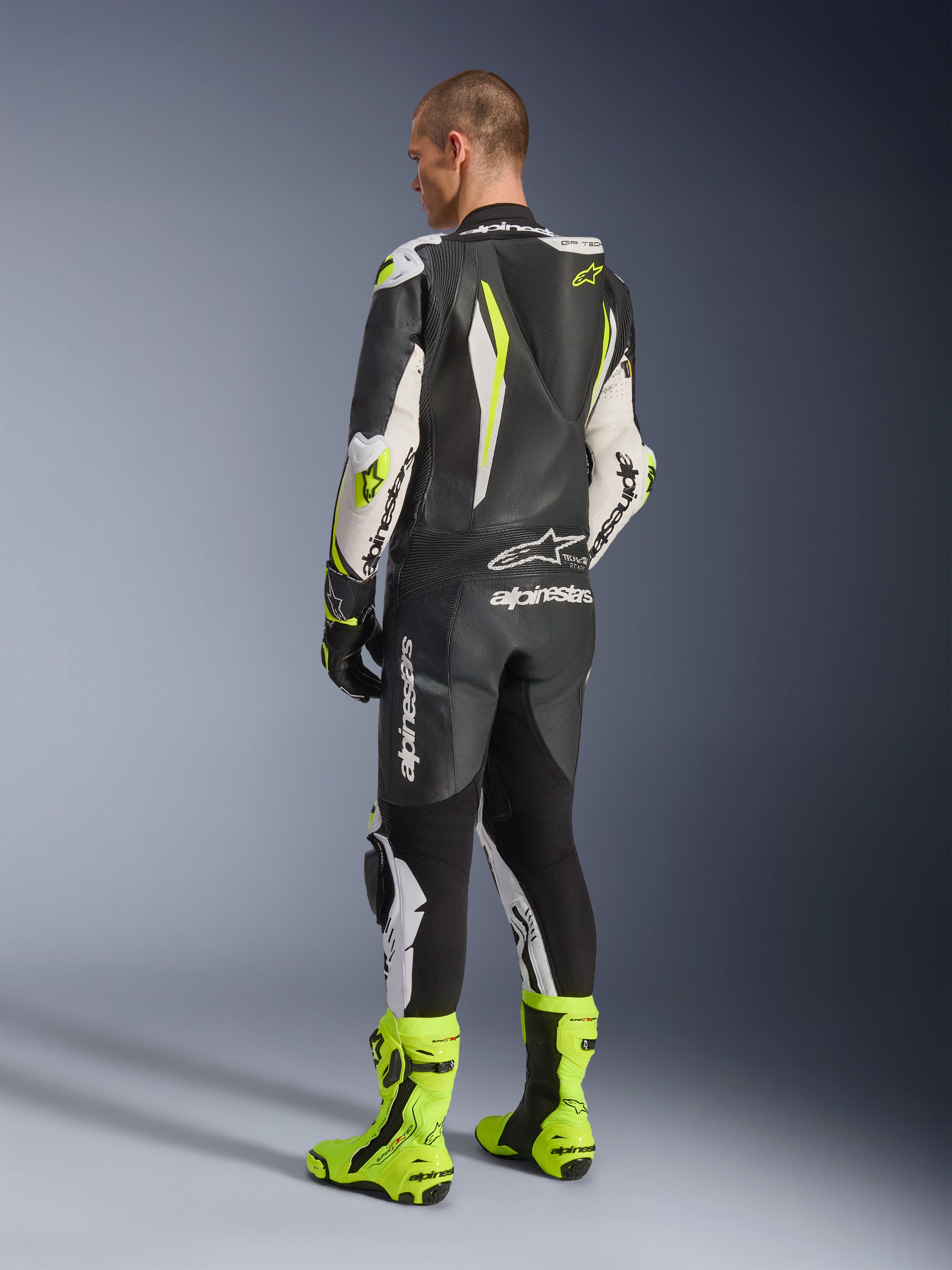 GP Tech V5 1PC Leather Suit - Motorcycle Suit | Alpinestars®