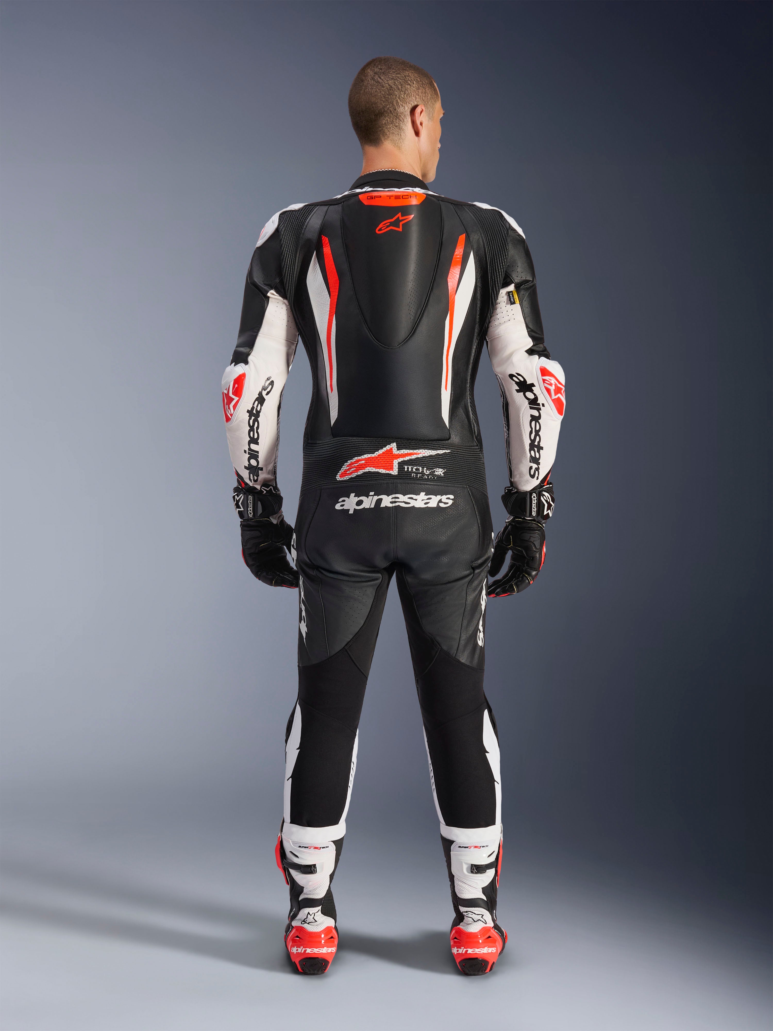 GP Tech V5 1PC Leather Suit - Motorcycle Suit | Alpinestars®