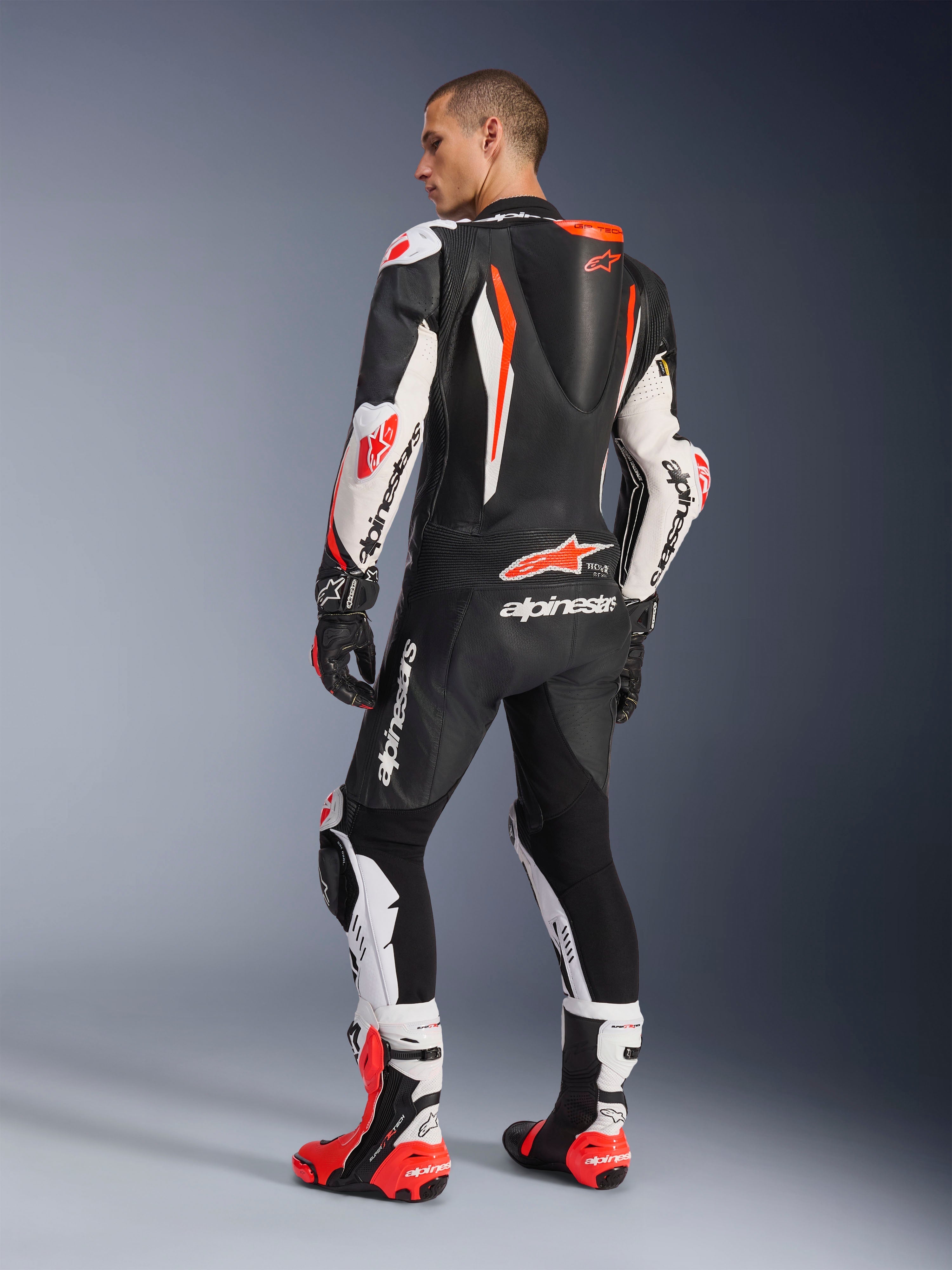 GP Tech V5 1PC Leather Suit - Motorcycle Suit | Alpinestars®