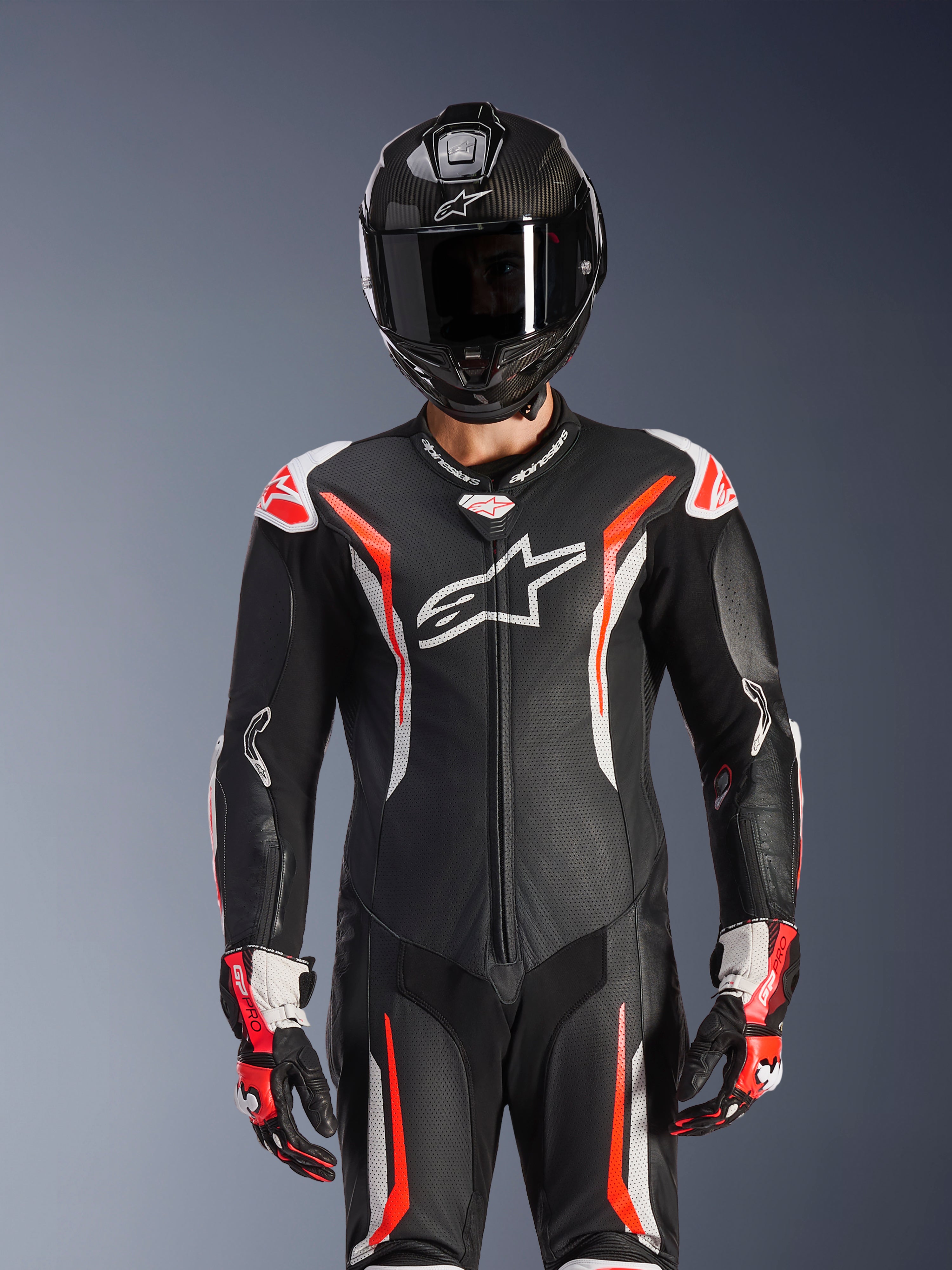 GP Tech V5 1PC Leather Suit - Motorcycle Suit | Alpinestars®