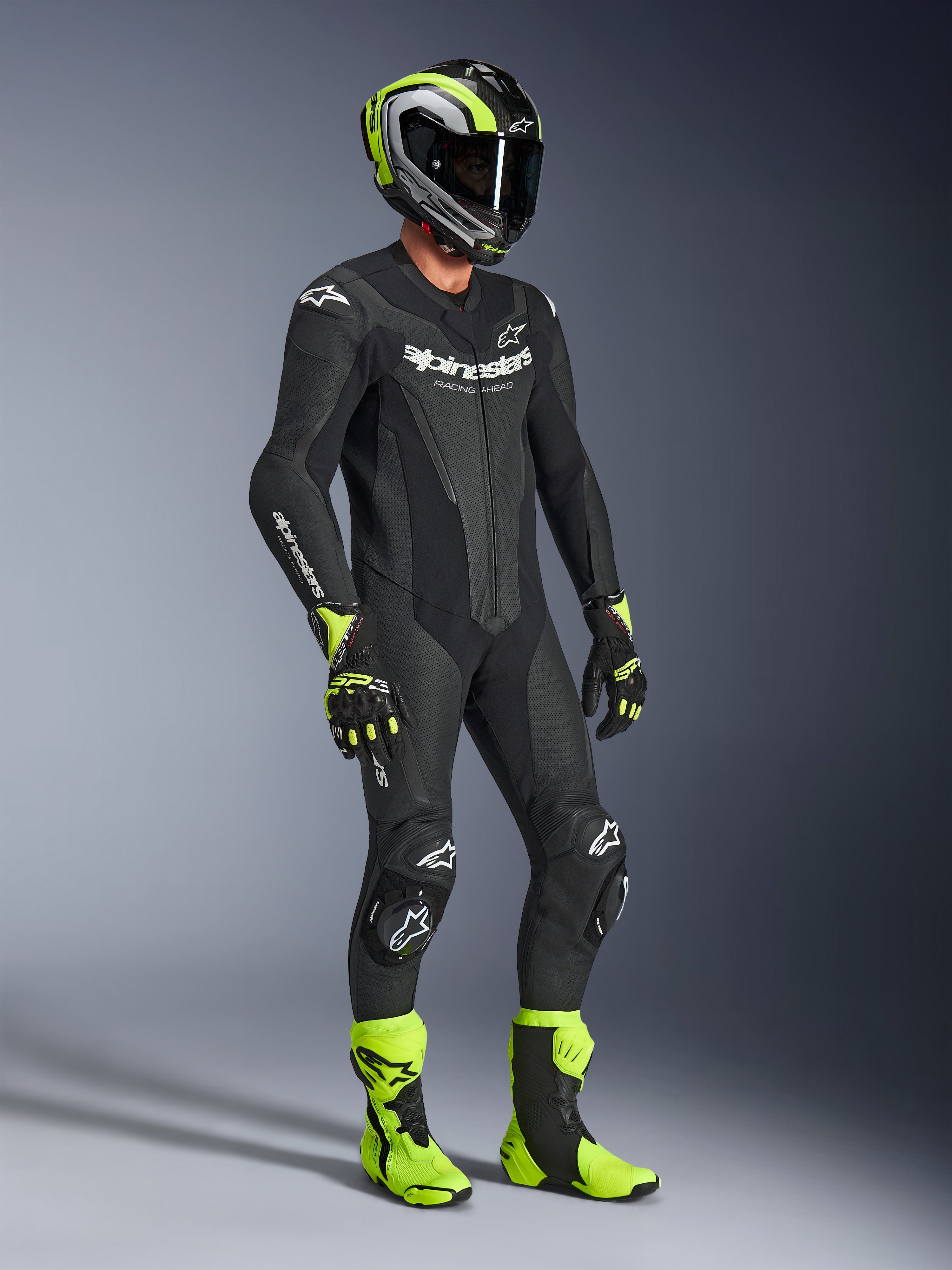 GP Force V2 Leather Suit - 1Piece | Alpinestars