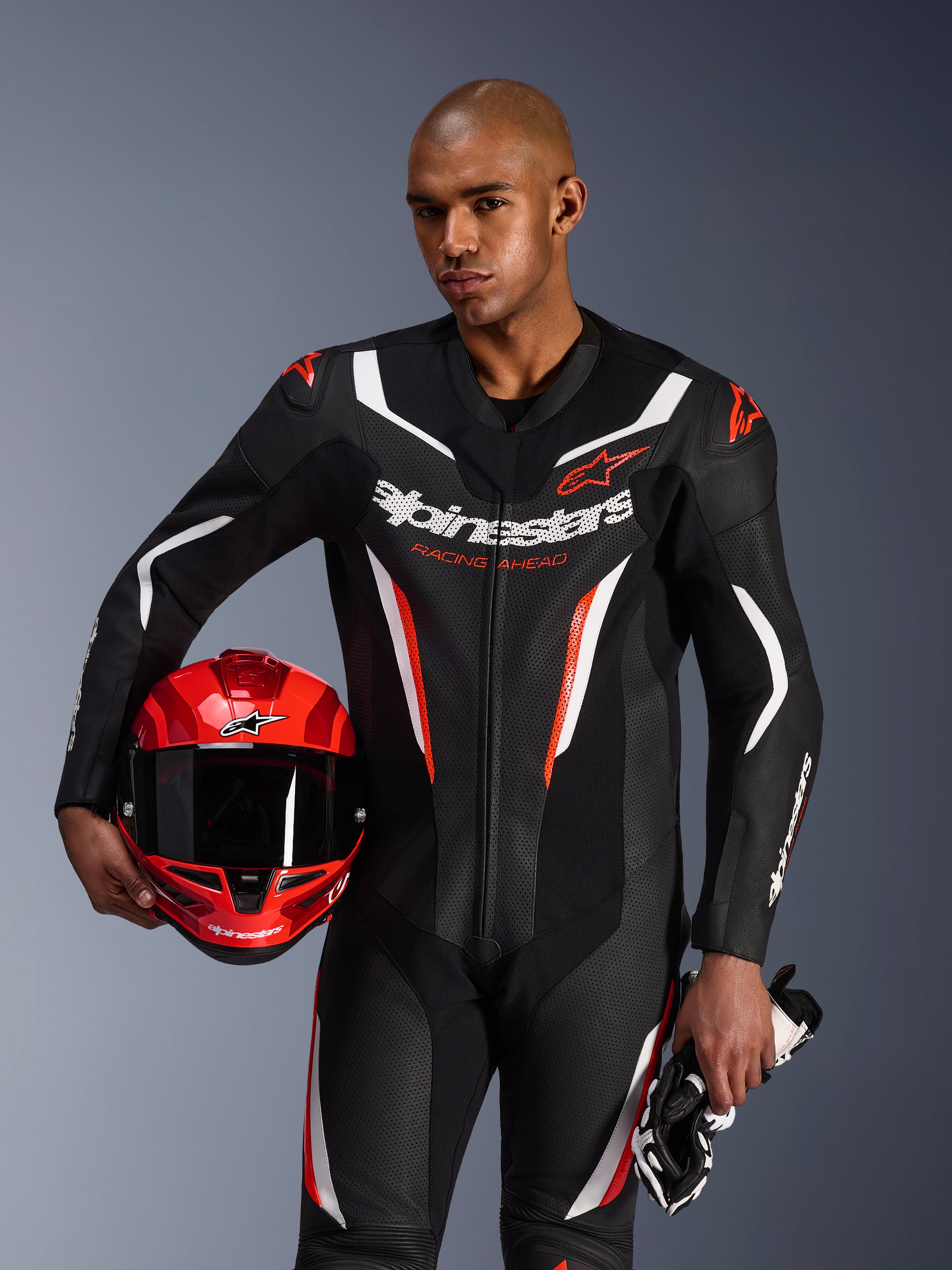 GP Force V2 Leather Suit - 1Piece | Alpinestars