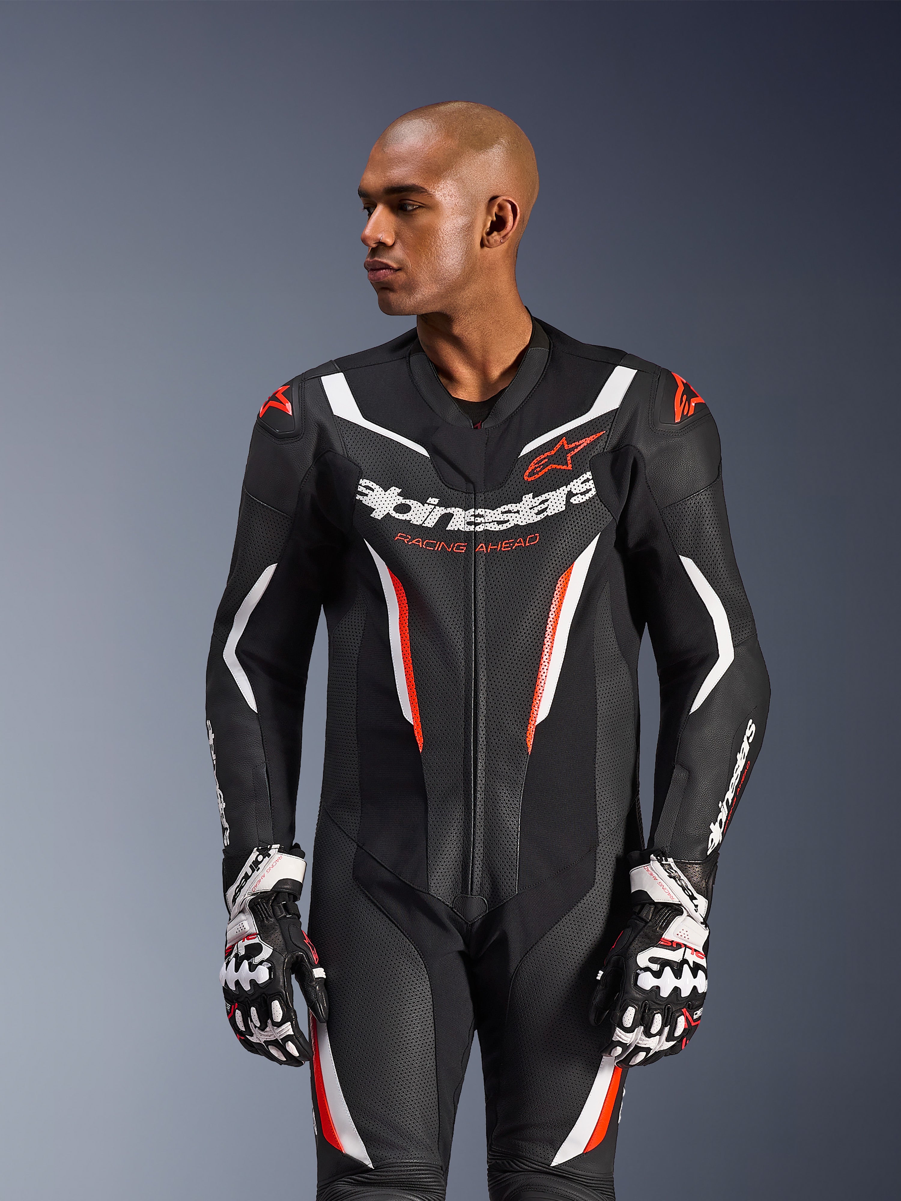 GP Force V2 Leather Suit - 1Piece | Alpinestars