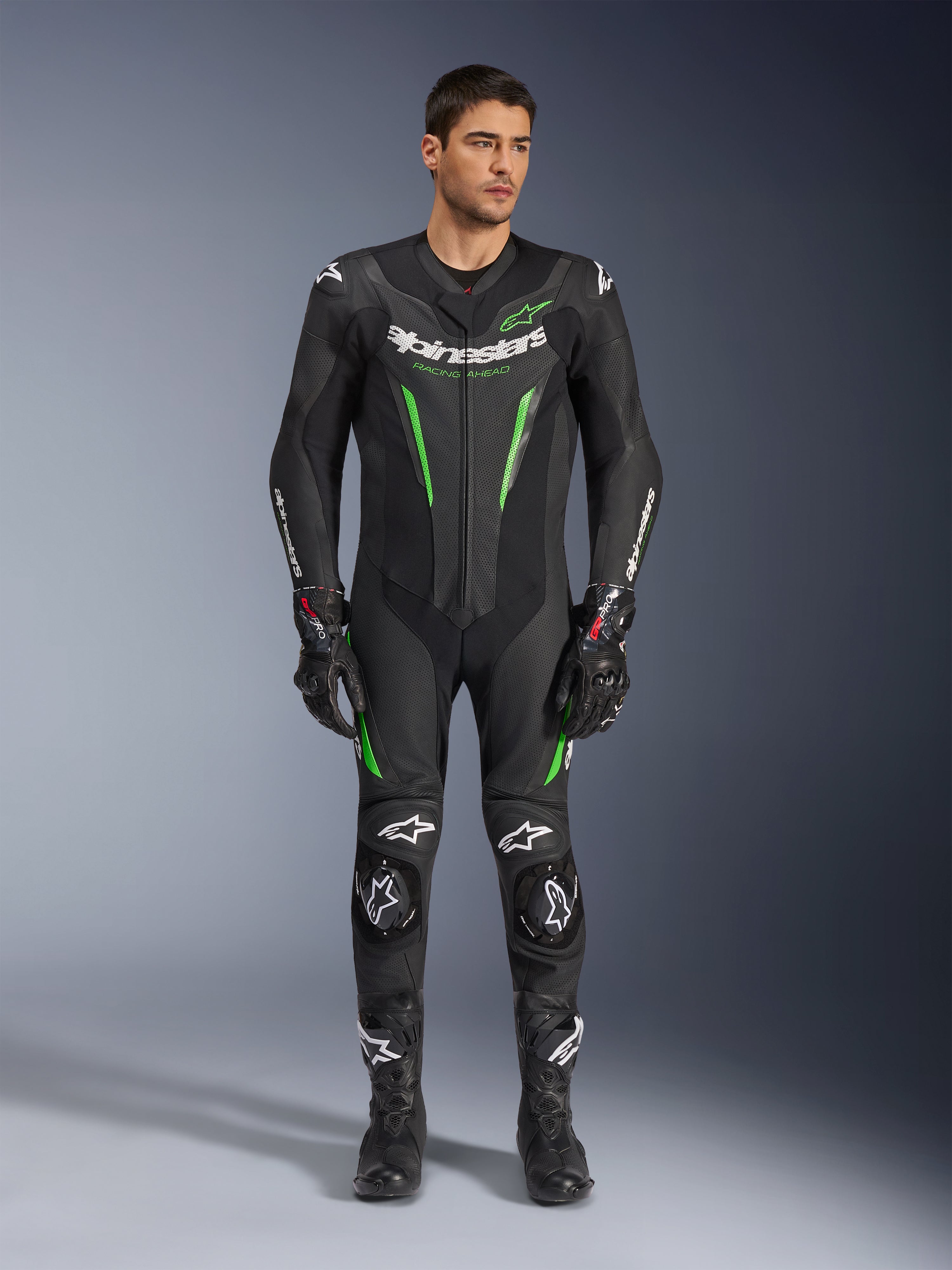 GP Force V2 Leather Suit - 1Piece | Alpinestars