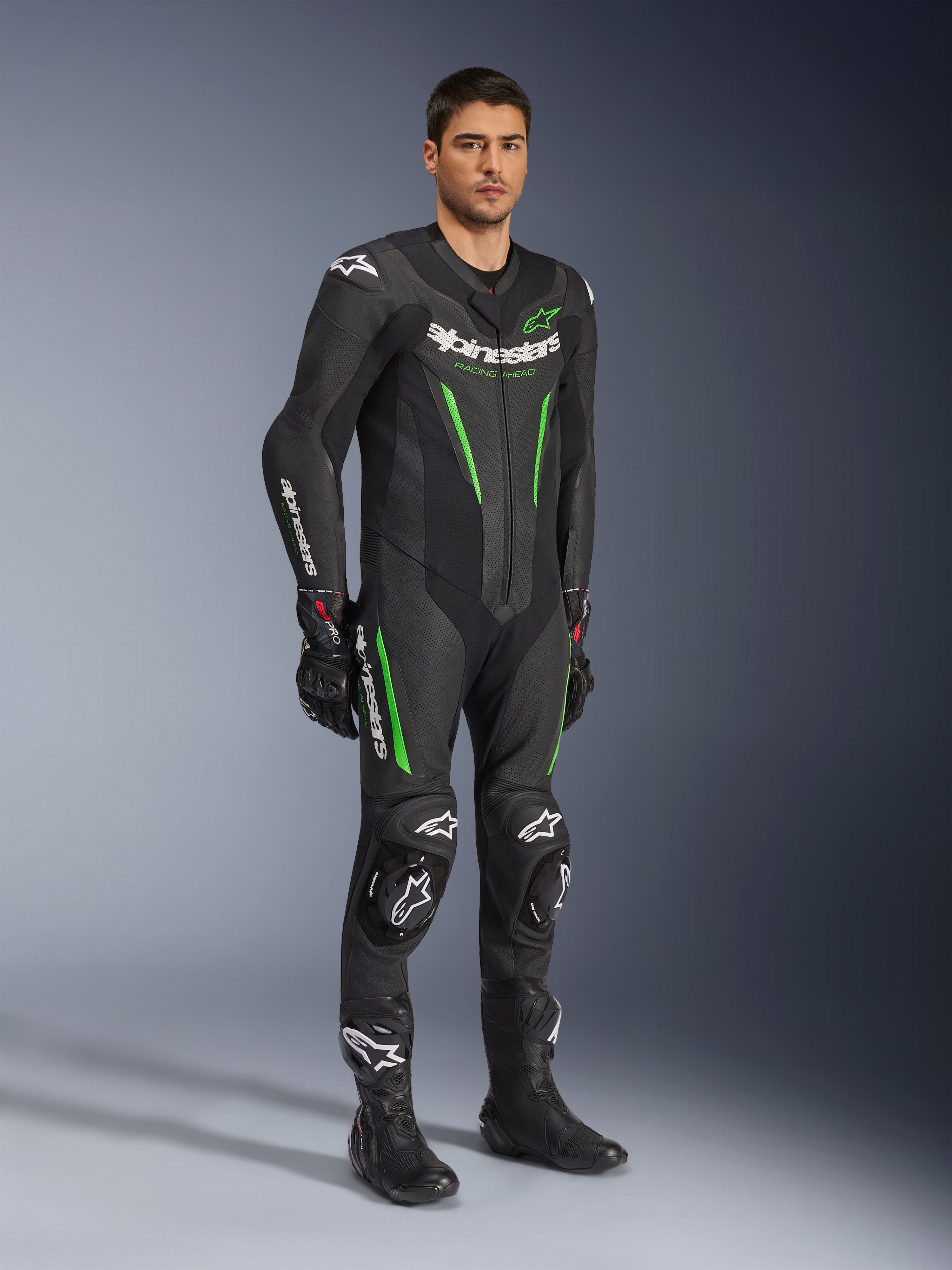 GP Force V2 Leather Suit - 1Piece | Alpinestars
