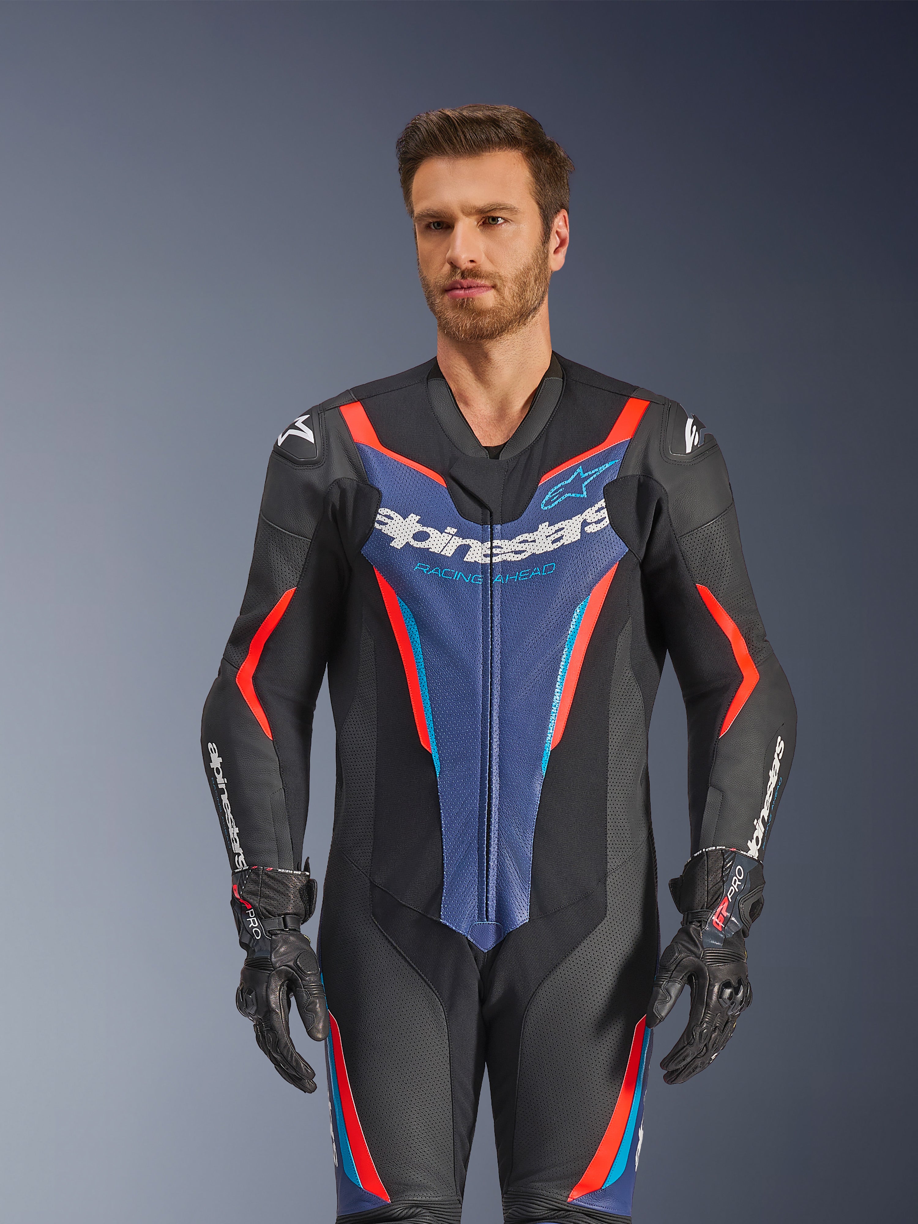 GP Force V2 Leather Suit - 1Piece | Alpinestars