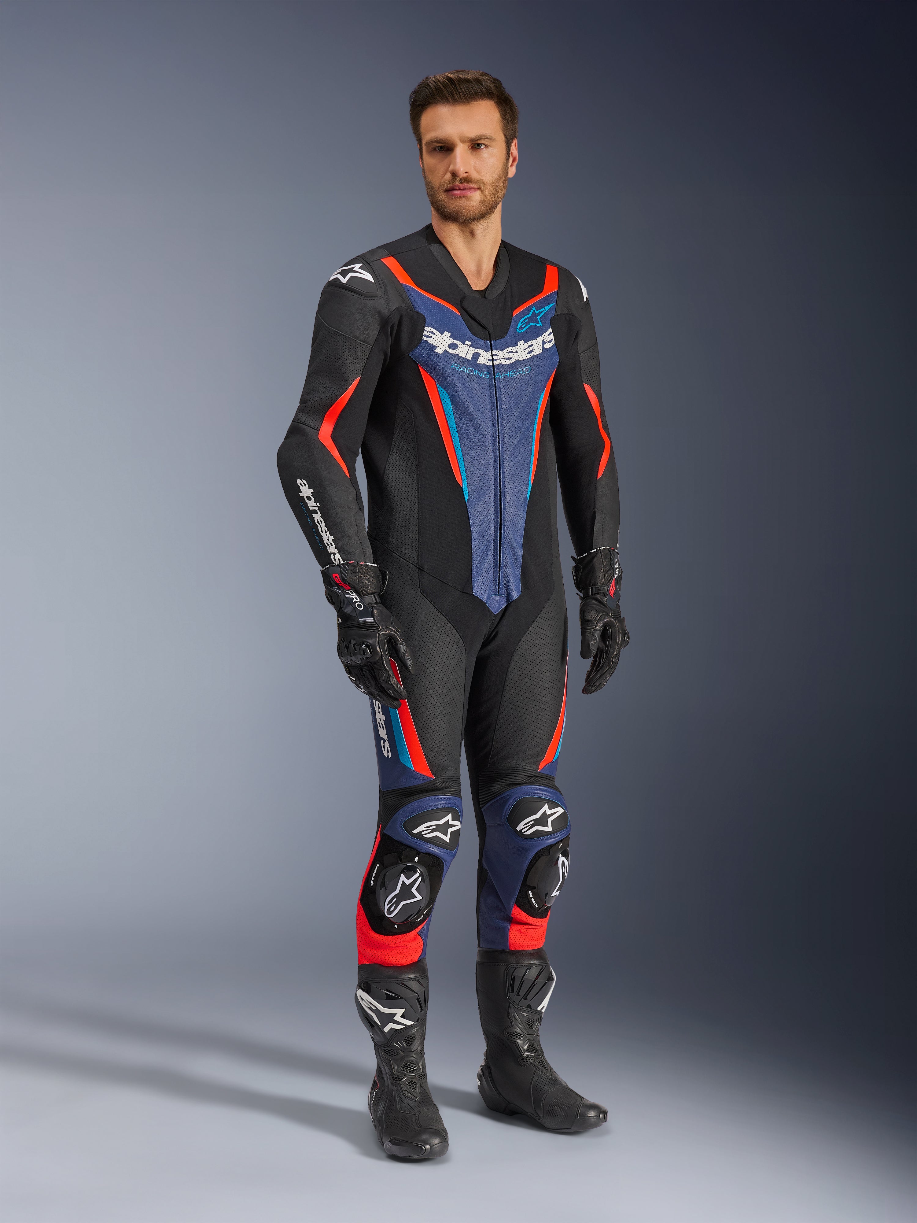 GP Force V2 Leather Suit - 1Piece | Alpinestars