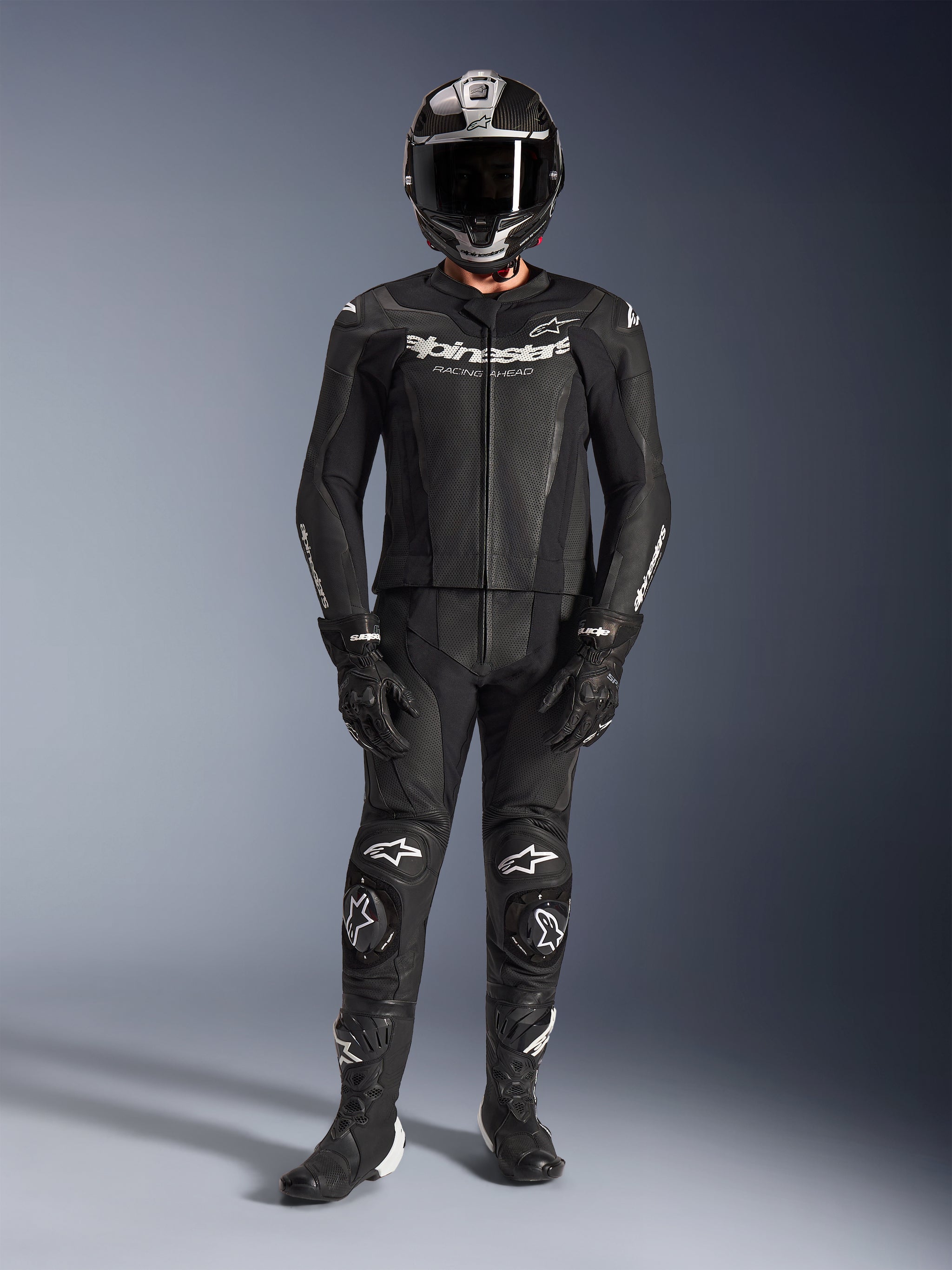 full gear motorcycle GP Force V2 Leather Suit- 2Piece