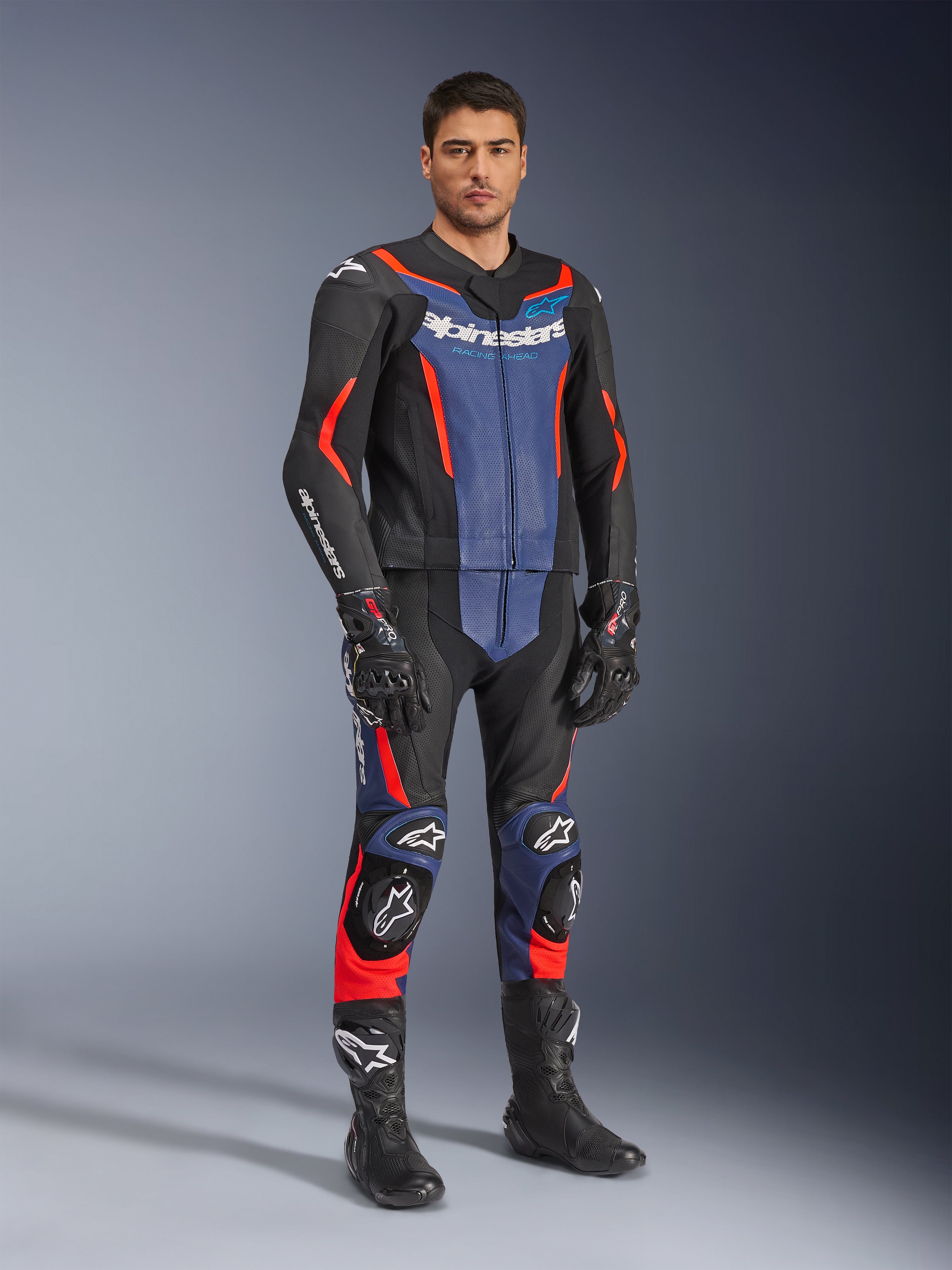 GP Force V2 Leather Suit- 2Piece | Alpinestars