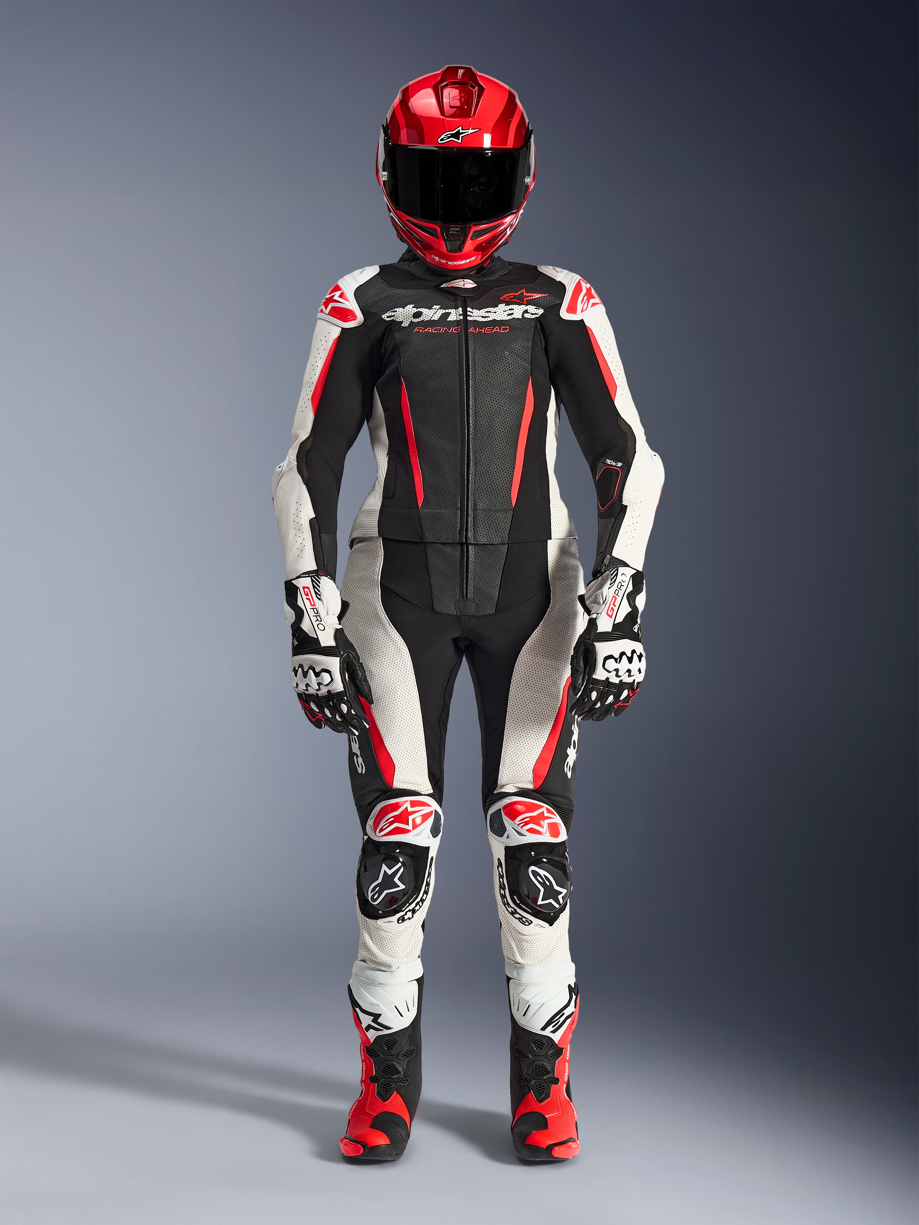 ロレッタ6752 Women Stella Gp-R7 Leather Suit - 2Piece | Alpinestars