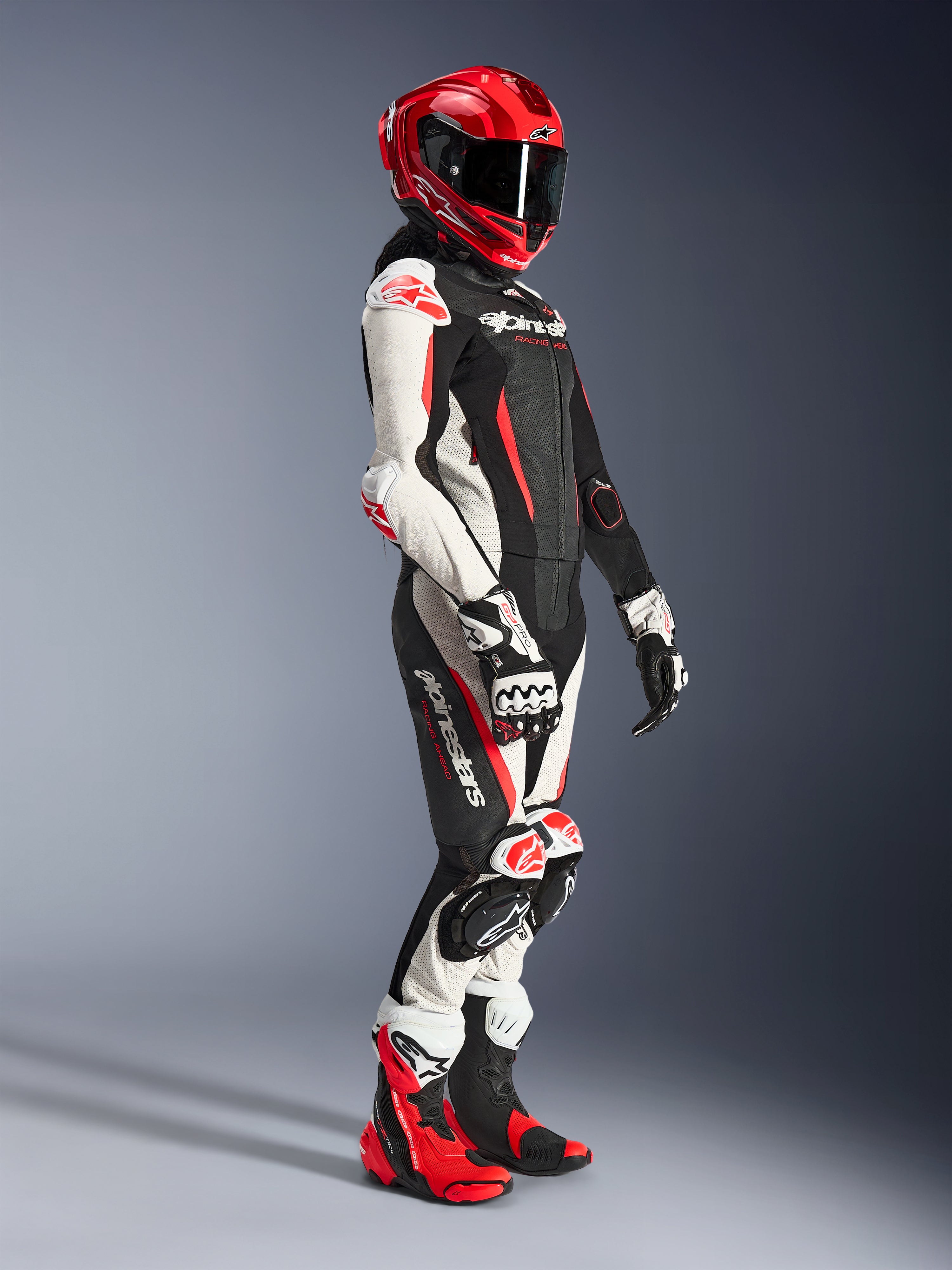 Women Stella Gp-R7 Leather Suit - 2Piece | Alpinestars