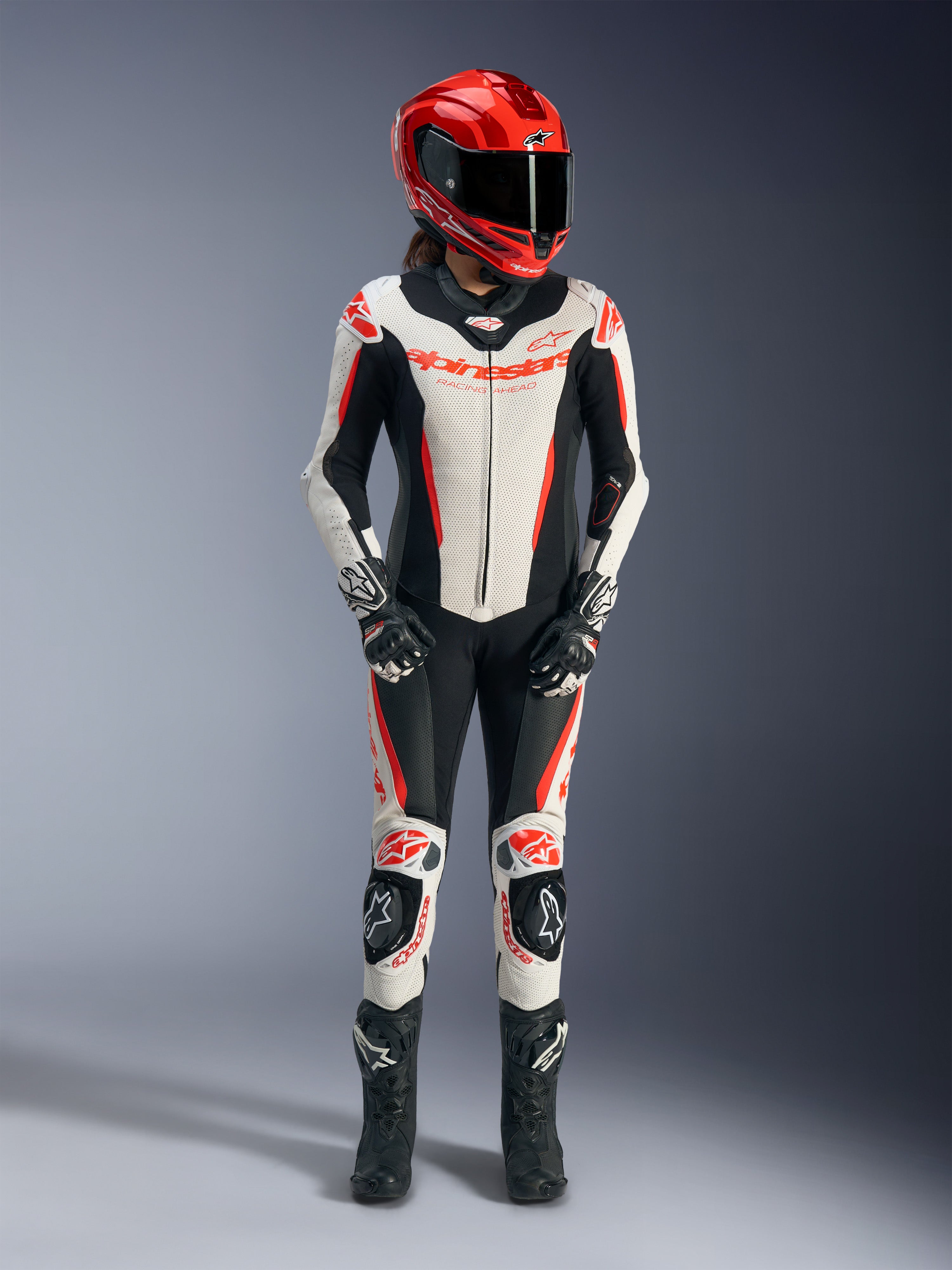 ロレッタ6751 Women Stella Gp-R7 Leather Suit - 1Piece | Alpinestars