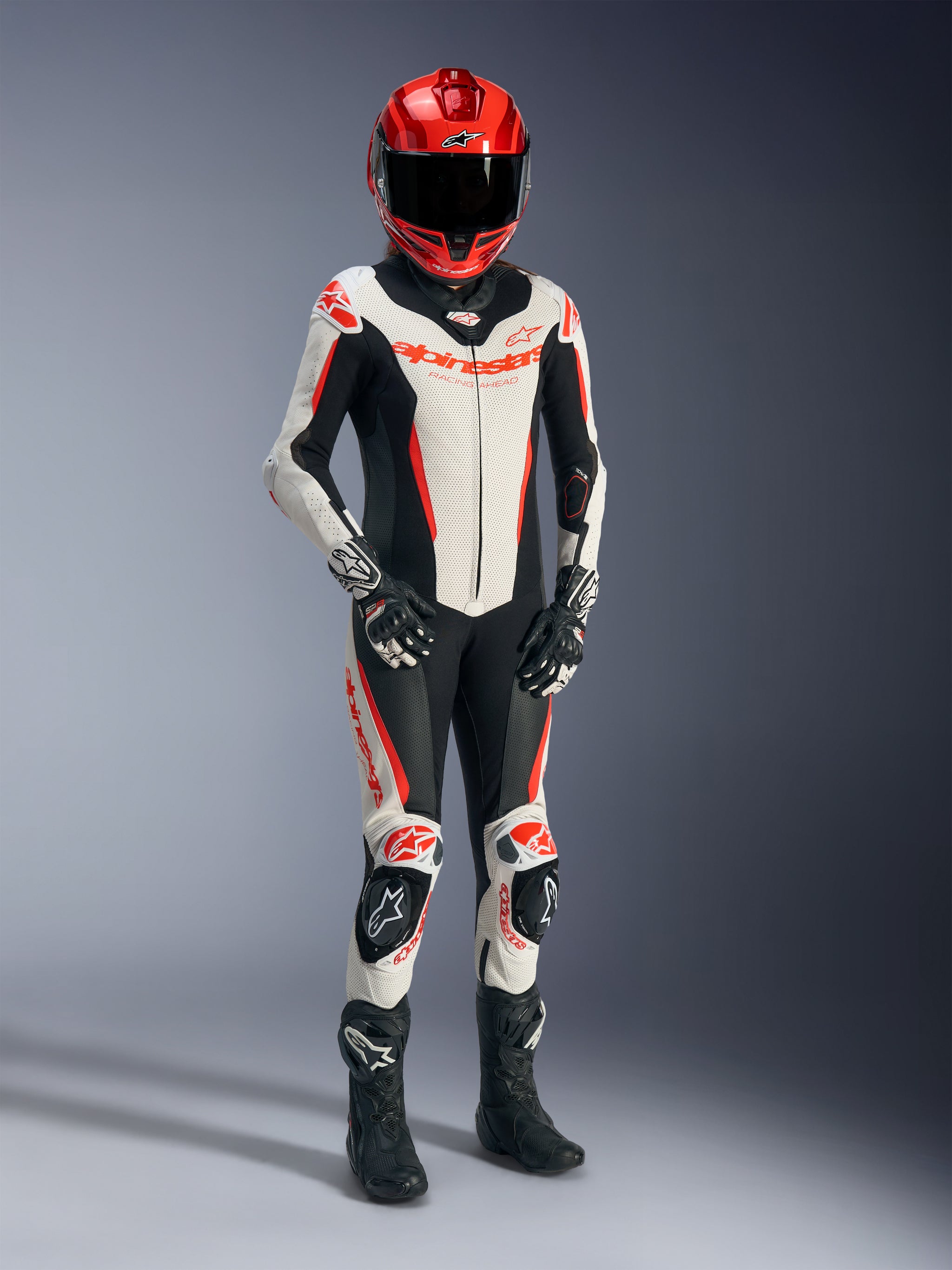 Women Stella GP-R7 Leather Suit - 1Piece