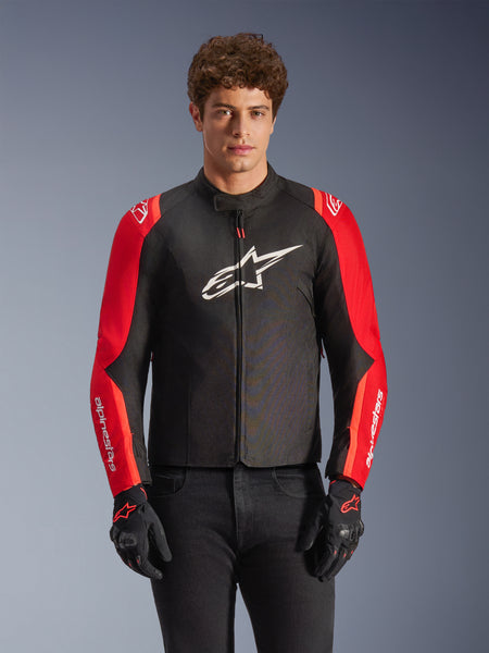 Alpinestars バイクジャケット レッド/ブラックハリケーン 3200225_1575_T_SPS_V2_WP_JACKE