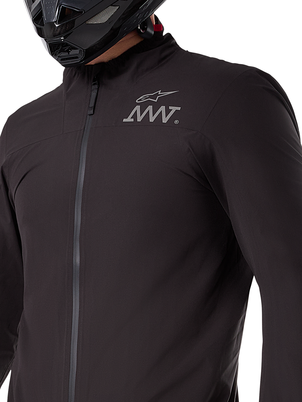 Alpinestars AMT-8 Stretch Drystar® XF Jacket Liner, black waterproof and windproof stretch layer, packable technical garment for adventure motorcycle riding