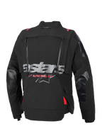 Alpinestars Halo Pro Drystar® XF Laminated Jacket, Adventure Motorcycle Jacket, Black and Dark Shadow, modular 3-layer textile construction with waterproof zippers and ventilation panels, designed for all-terrain touring