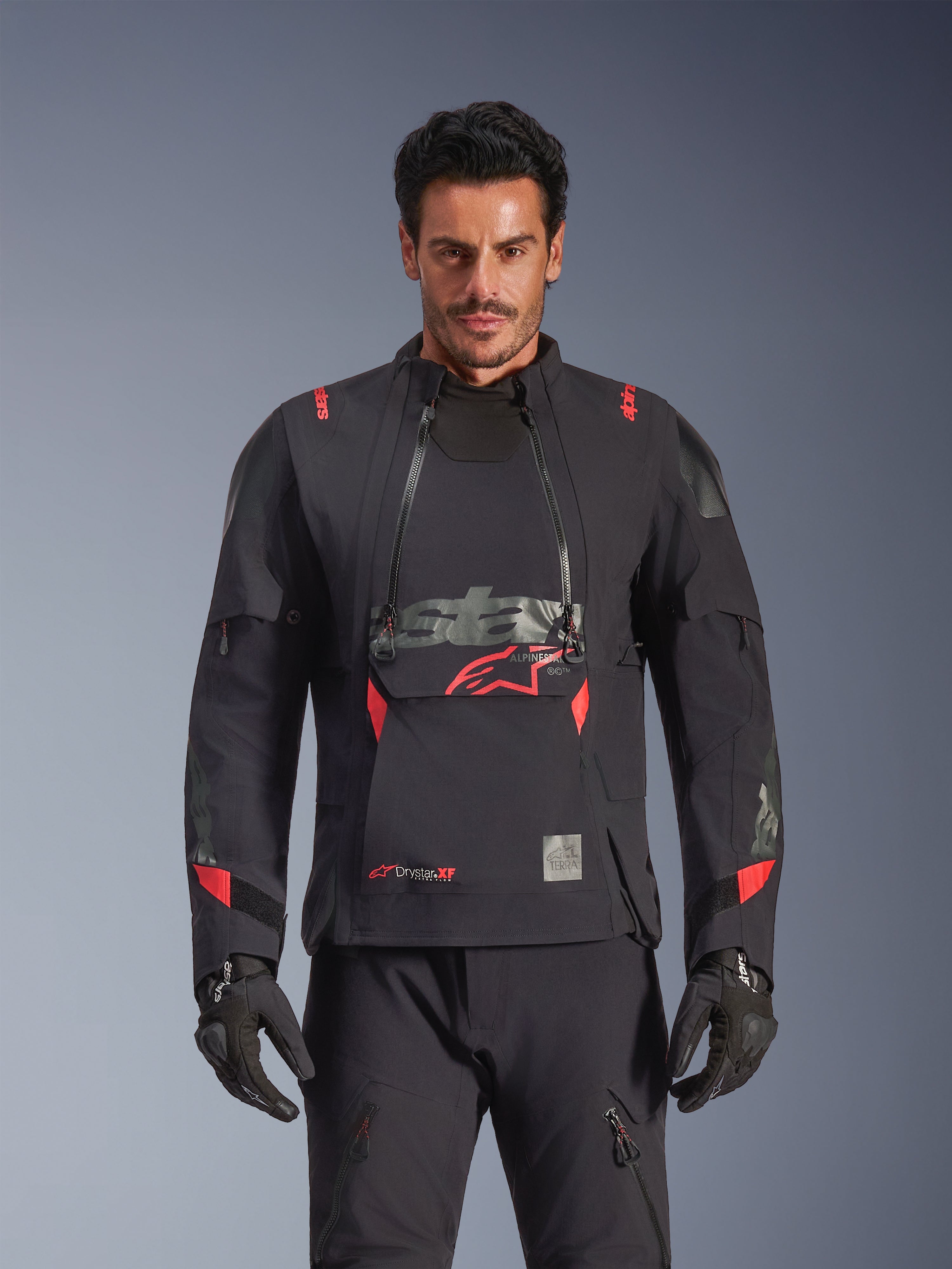 Halo Pro DS XF Laminated Jacket - Black ADVENTURE Jackets