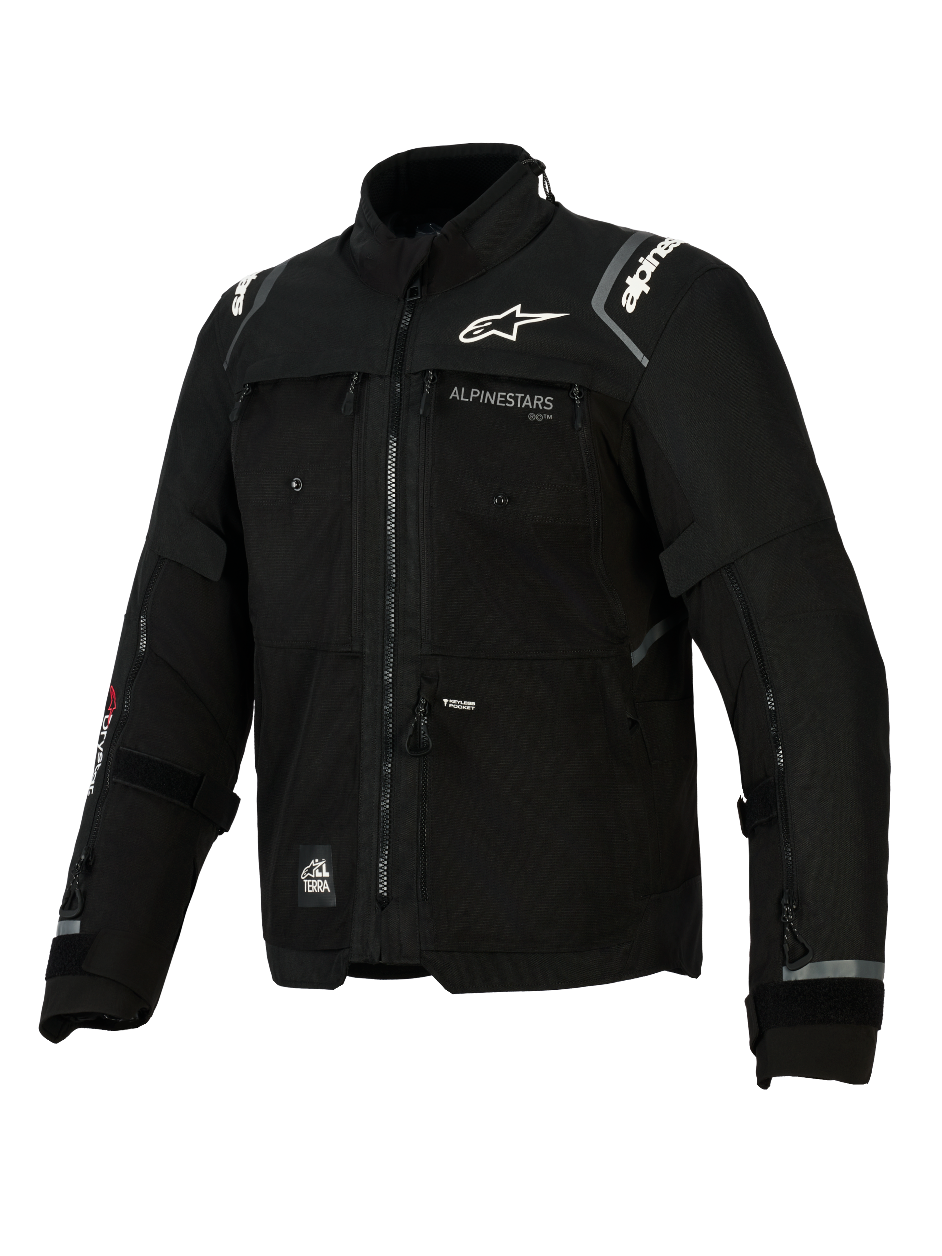 Alpinestars Cusco Drystar Jacket, Men's Black Adventure Touring Textile Jacket, Waterproof, Tech-Air Ready, CE Level 2 Armor.