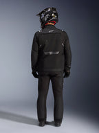Black Alpinestars Cusco Drystar Jacket, back view of this textile adventure touring motorcycle jacket.