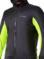 Alpinestars Bogotá Pro Drystar® Jacket Liner, Black and Yellow Fluo waterproof adventure motorcycle layer for men.