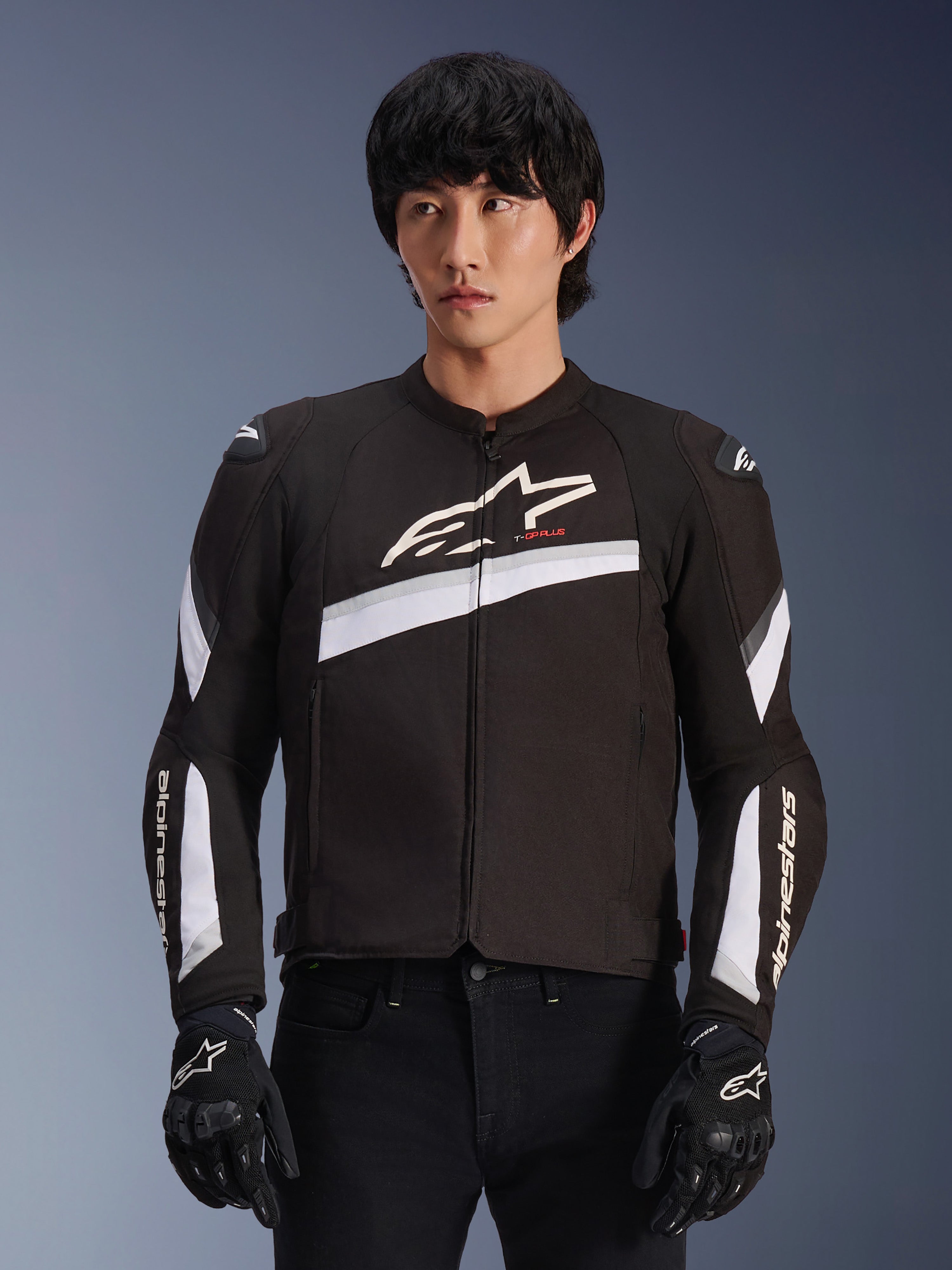 T-GP Plus R V4 Jacket - BLACK RACING/SPORT Jackets