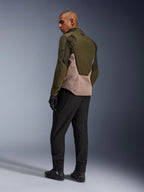 Alpinestars Aeroshell Airflow Jacket, Men's Sport Motorcycle Jacket in Forest Green and Sand, featuring laser perforations.