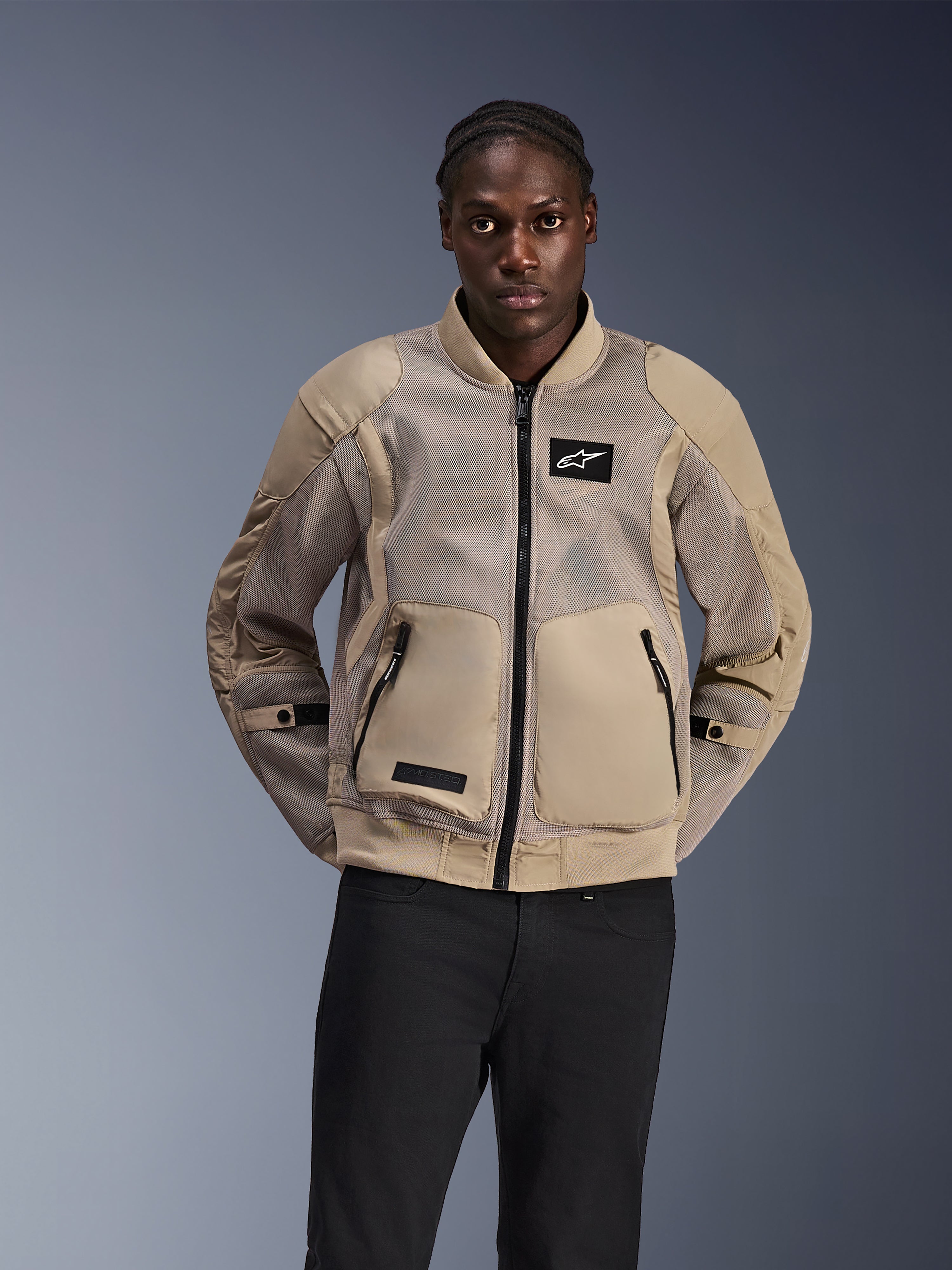 美品!!【trois】 エアーナイロンブルゾン Flight Air Jacket | Alpinestars