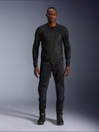 Alpinestars Troop-Air Jacket, Black mesh motorcycle jacket for men featuring technical 2D mesh for urban riding.