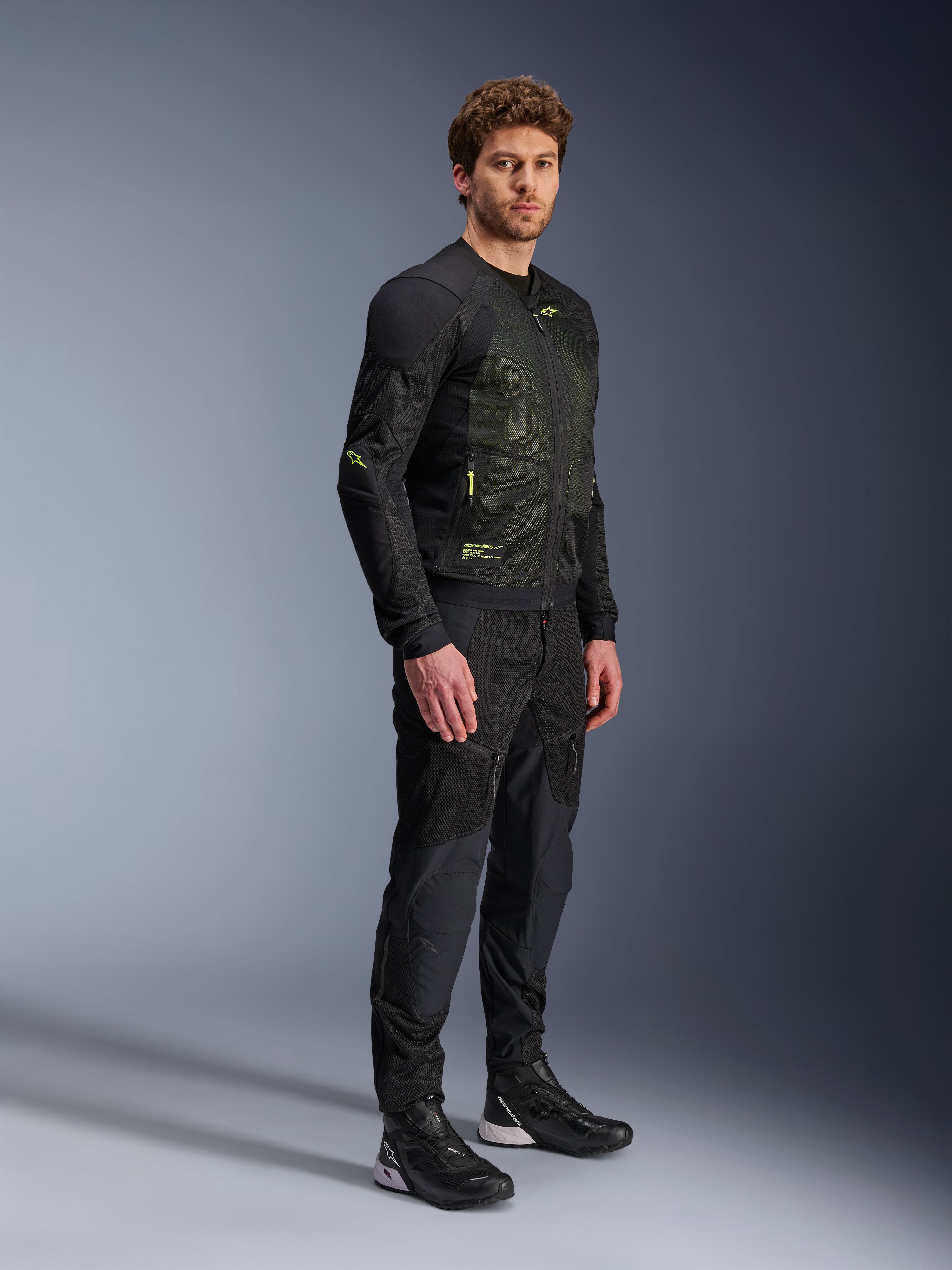 Alpinestars ブラック/イエロー ジャケット　m メッシュ Troop-Air - Motorcycle Jacket | Alpinestars®