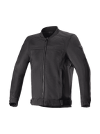 Alpinestars Luc V2 Air Jacket, Men's Black Urban Motorcycle Bomber Jacket, Ventilated Mesh, Tech-Air Ready.