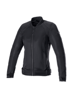 Alpinestars Eloise V2 Women's Air Jacket, Black, breathable mesh motorcycle jacket for urban road riding, Tech-Air ready.